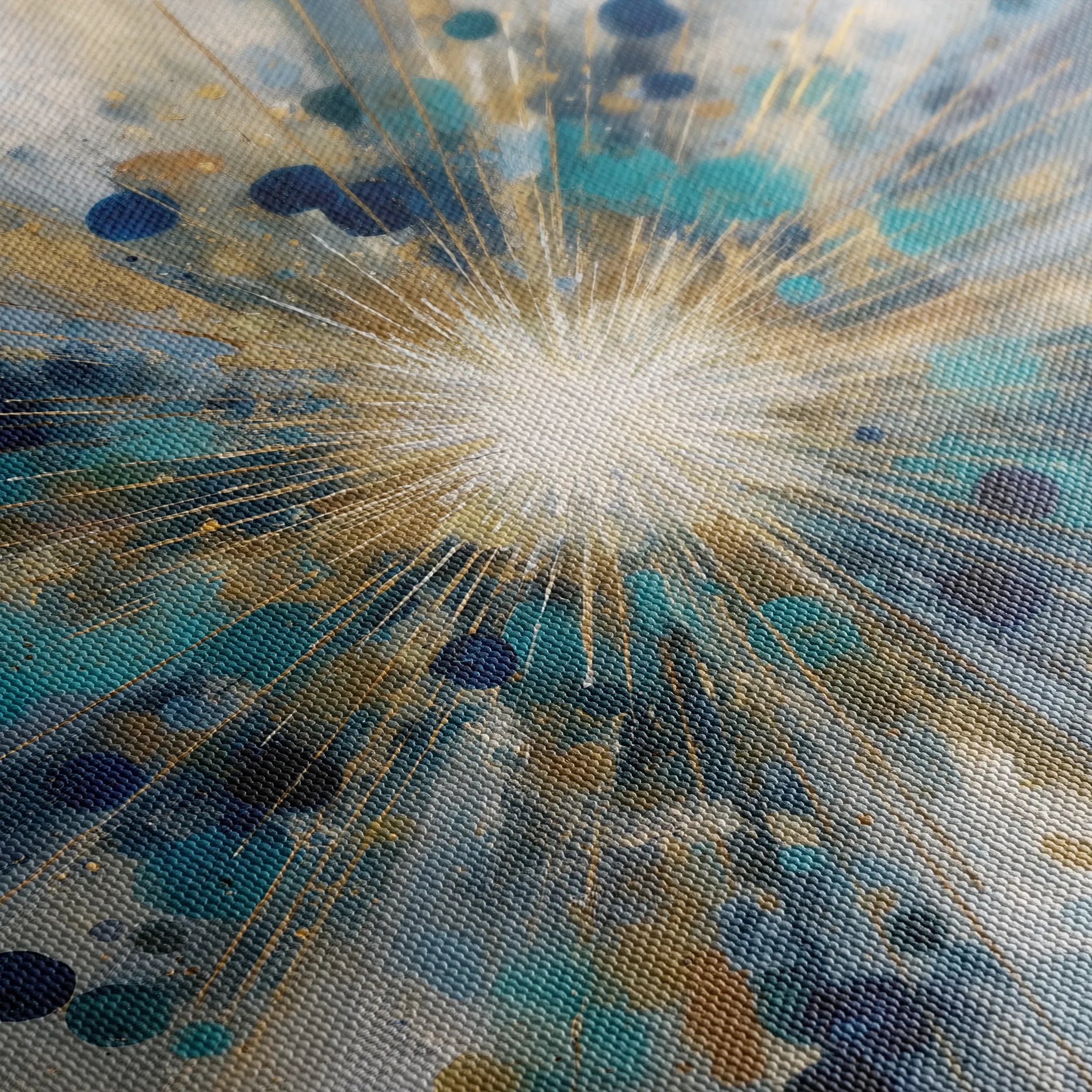 Abstract 1410 Canvas Art 60 x 60 cm / Black