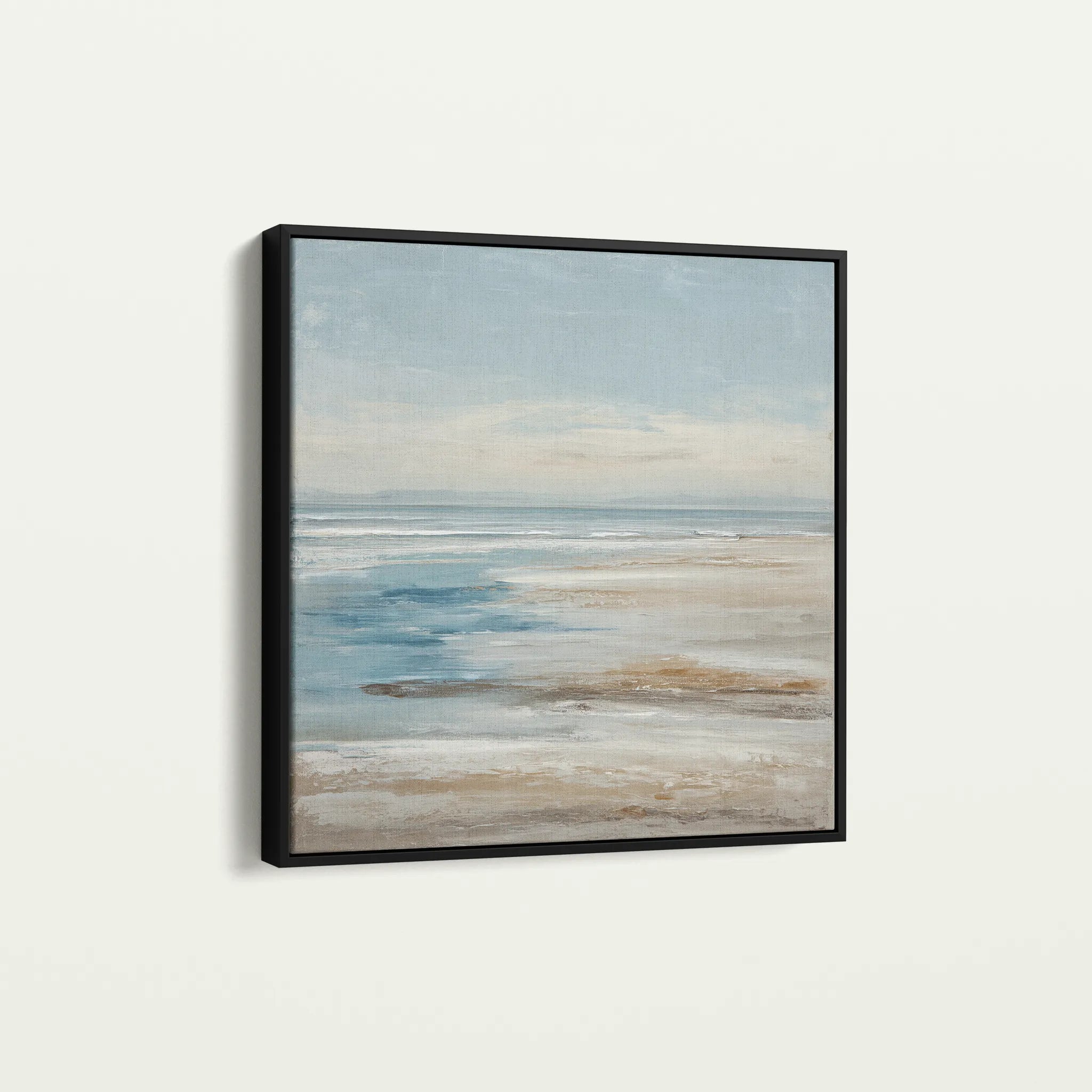 Abstract 1426 Canvas Art 60 x 60 cm / Black