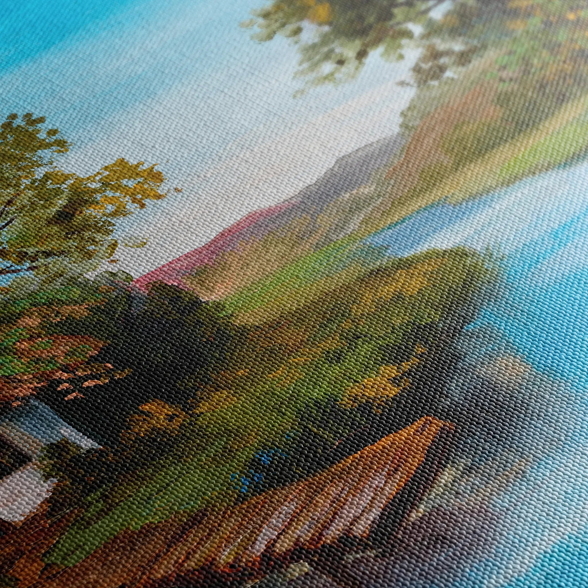 Landscape 143 Canvas Art 60 x 40 cm / Black