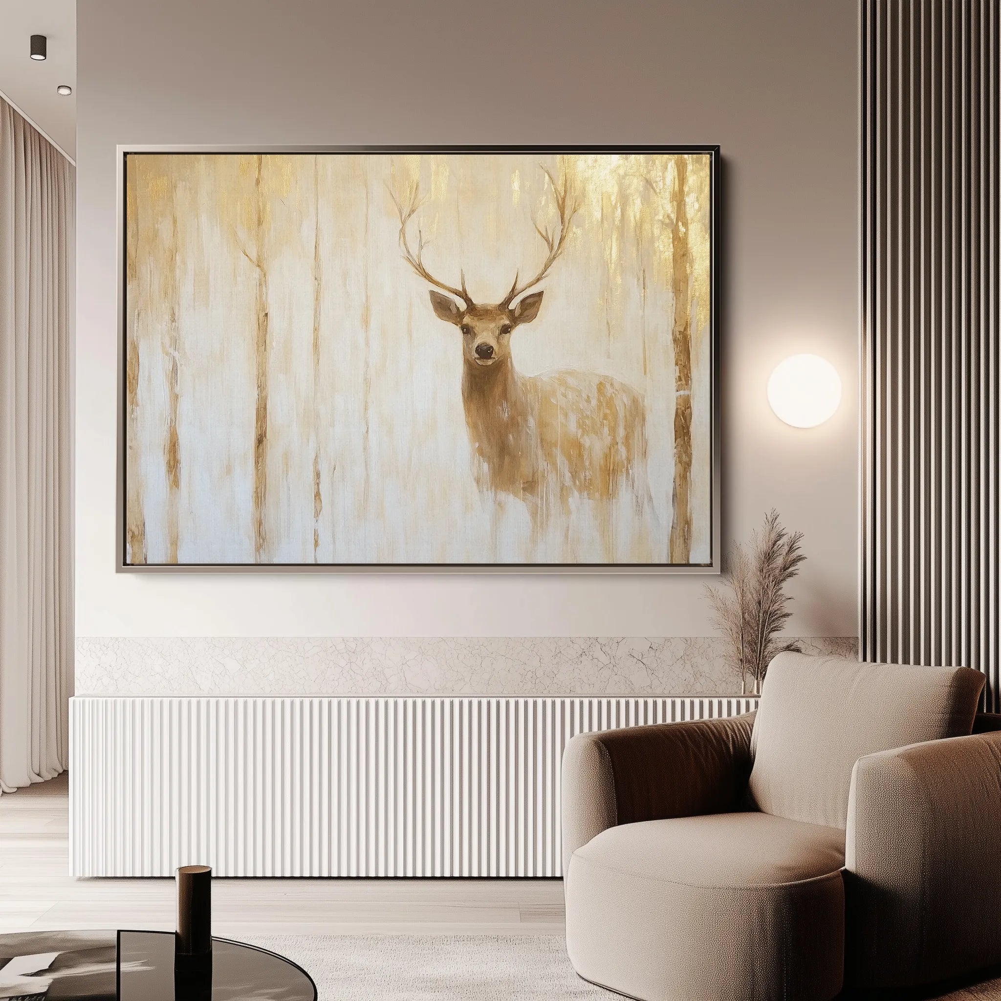 Animals 144 Canvas Art 60 x 40 cm / Black