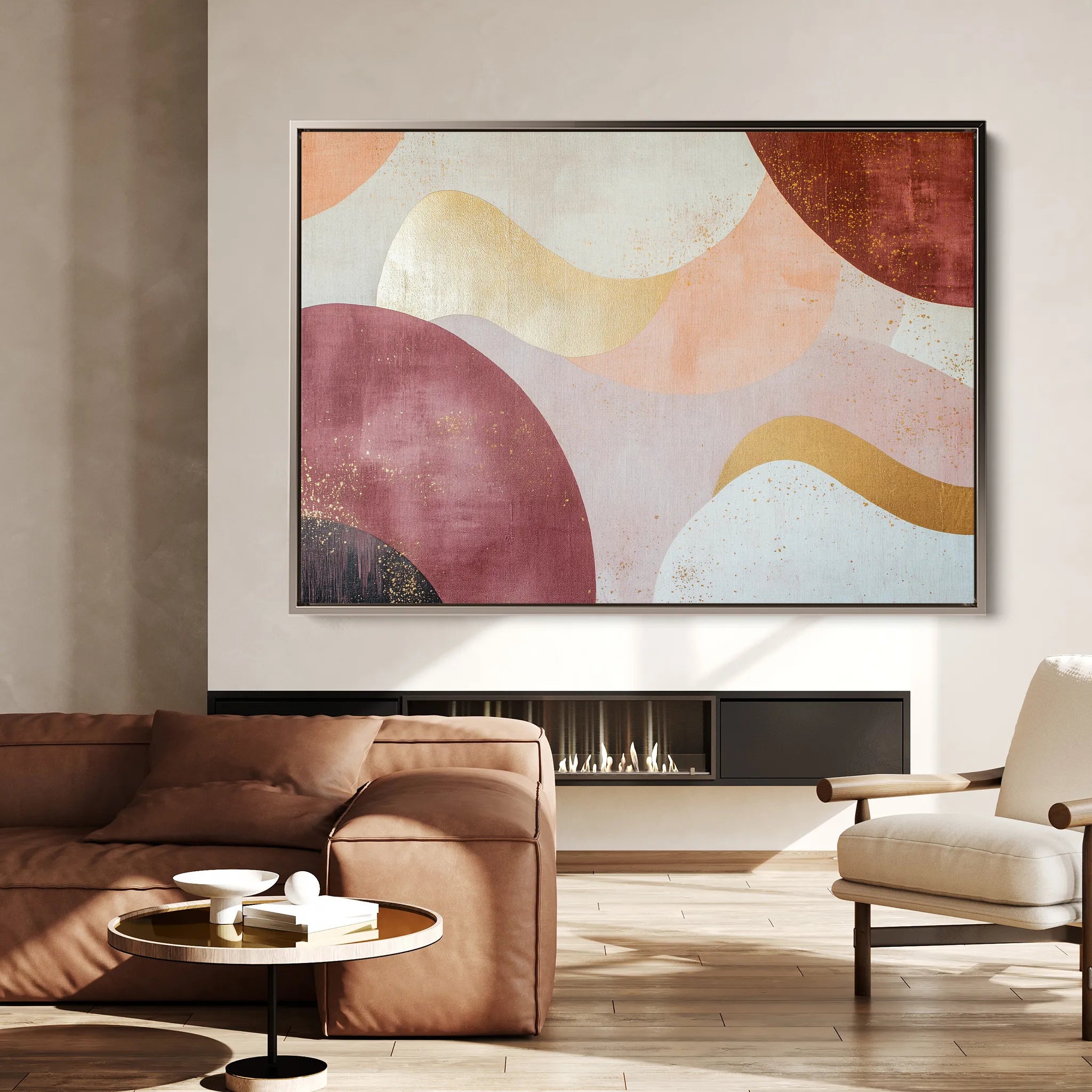 Boho 144 Canvas Art 60 x 40 cm / Black
