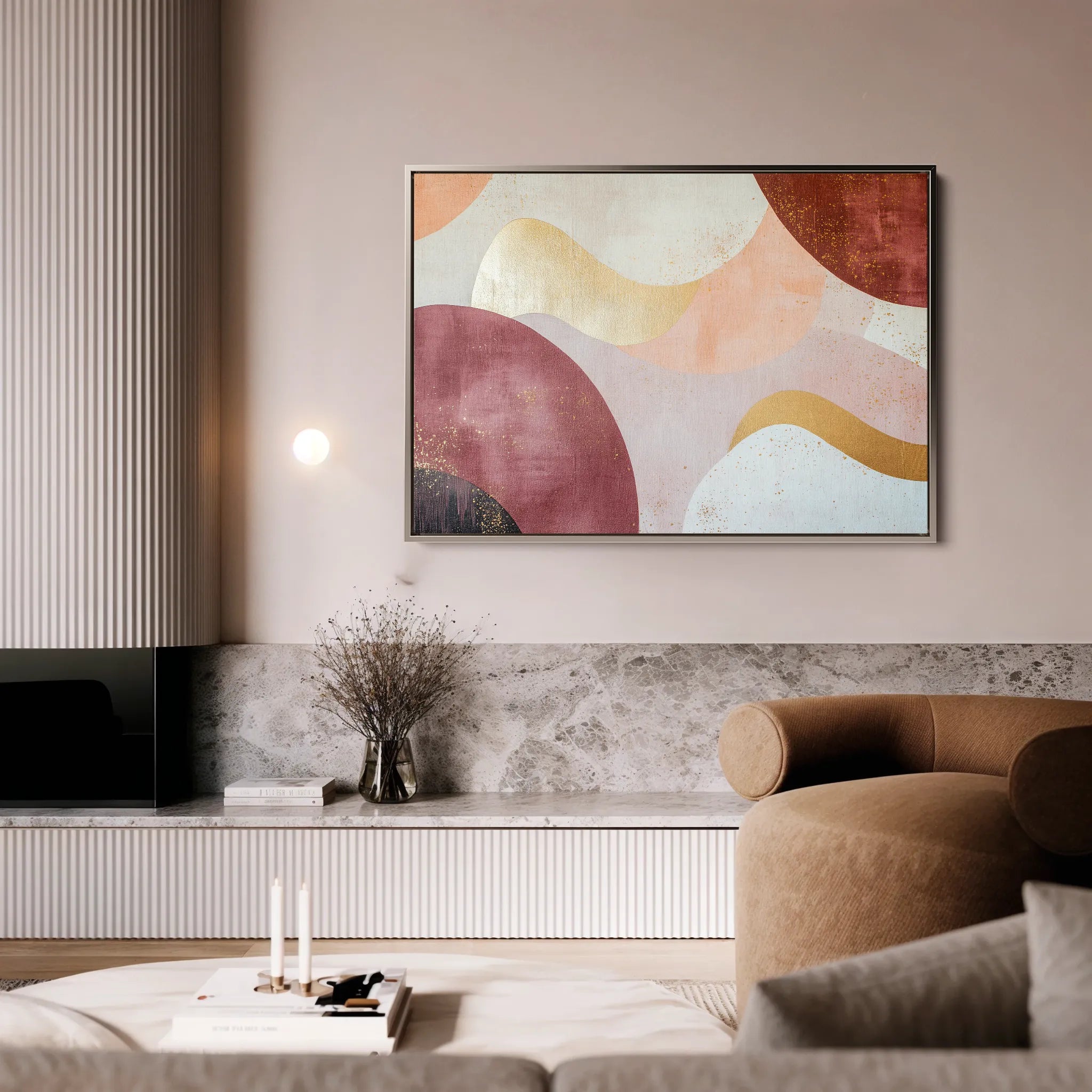 Boho 144 Canvas Art 60 x 40 cm / Black