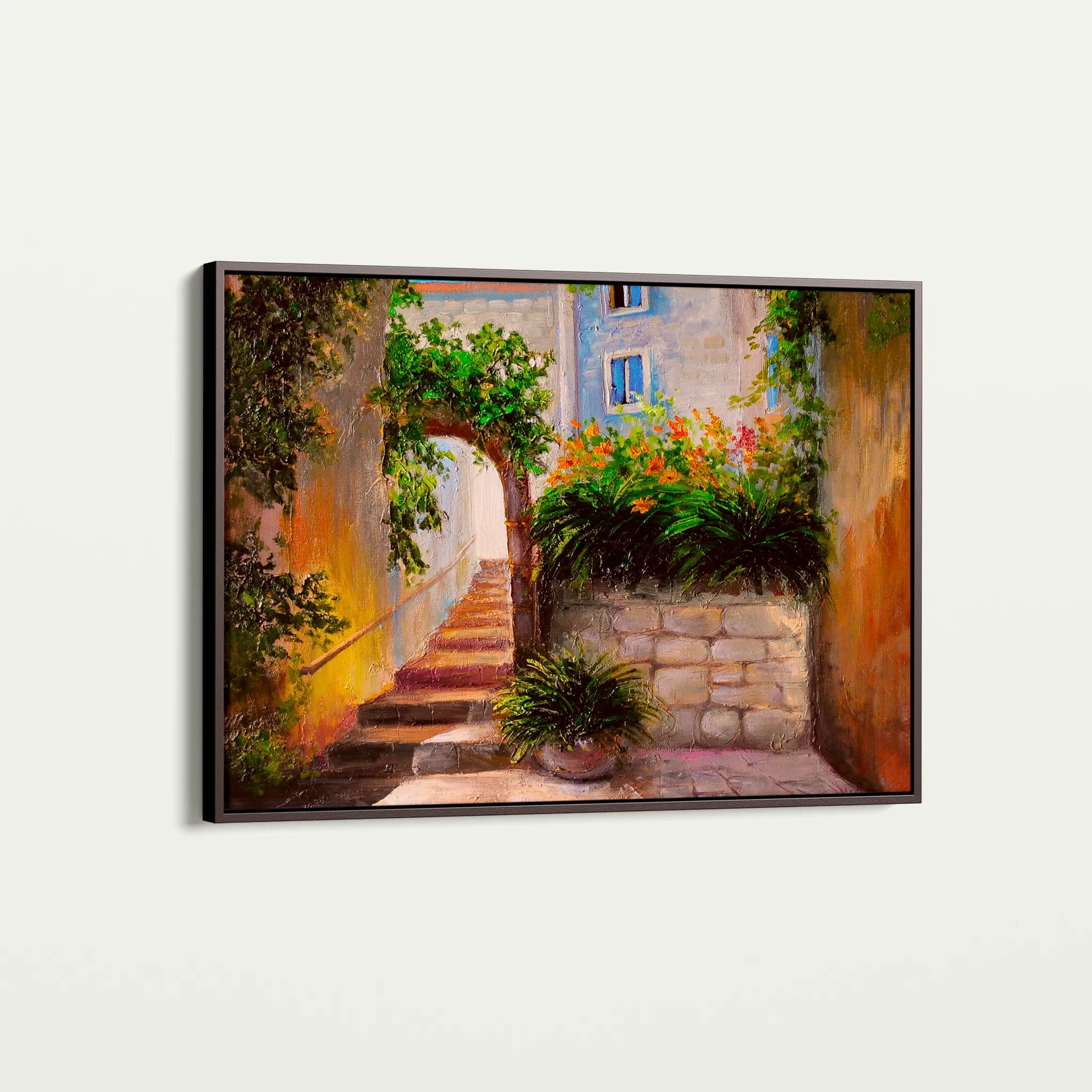 Landscape 144 Canvas Art 60 x 40 cm / Black