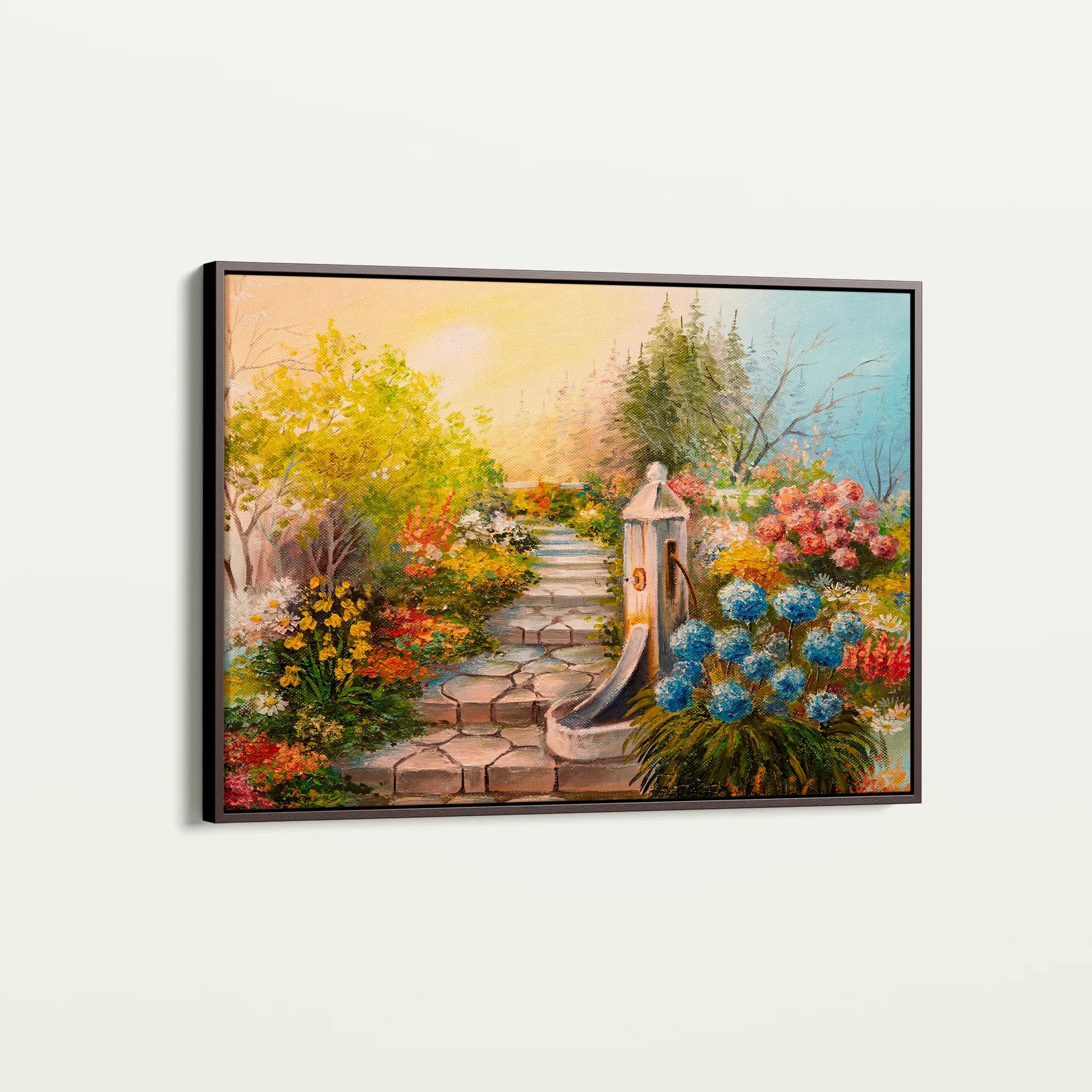 Landscape 145 Canvas Art 60 x 40 cm / Black