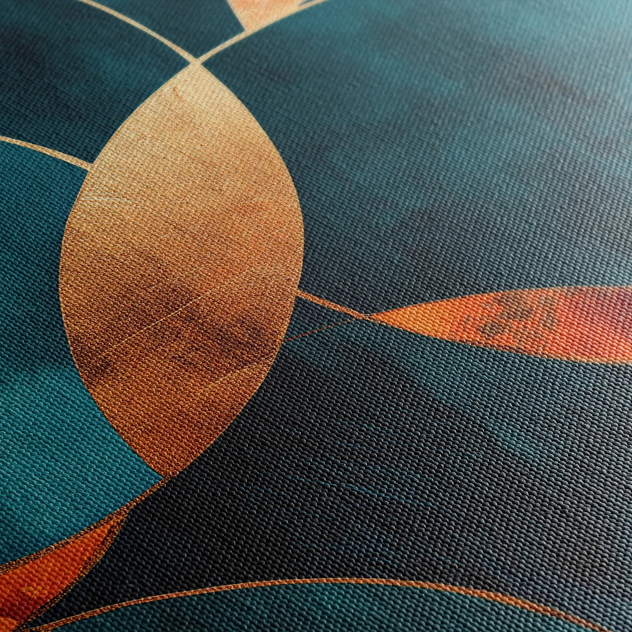 Boho 146 Canvas Art 60 x 40 cm / Black