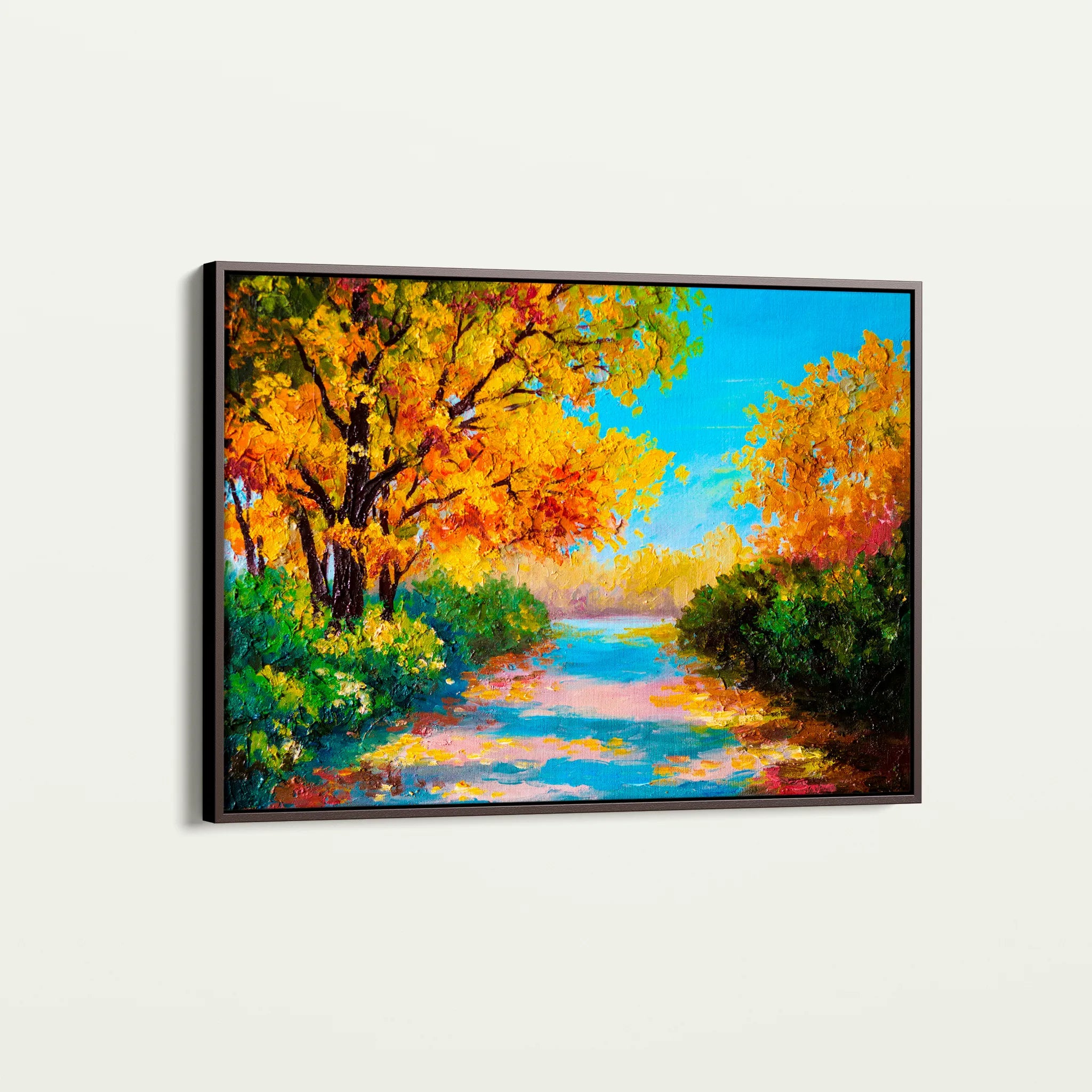 Landscape 146 Canvas Art 60 x 40 cm / Black