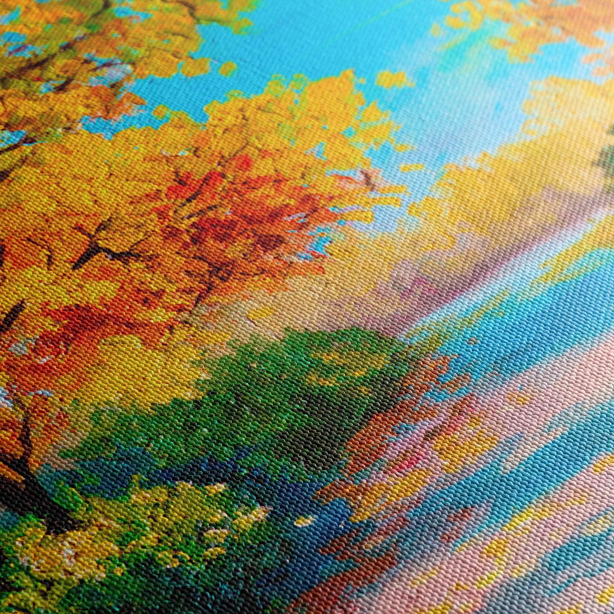 Landscape 146 Canvas Art 60 x 40 cm / Black