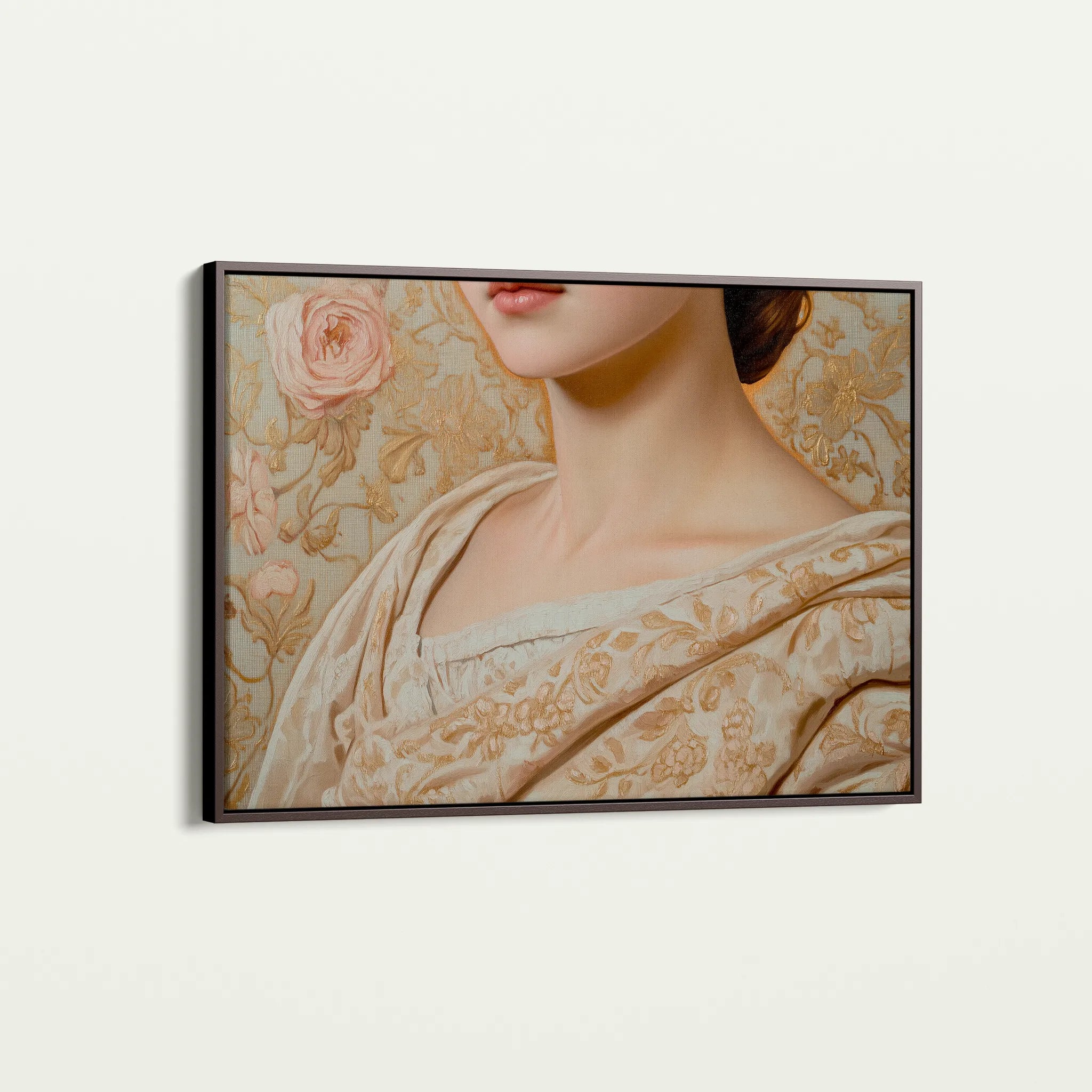 Portrait 146 Canvas Art 60 x 40 cm / Black