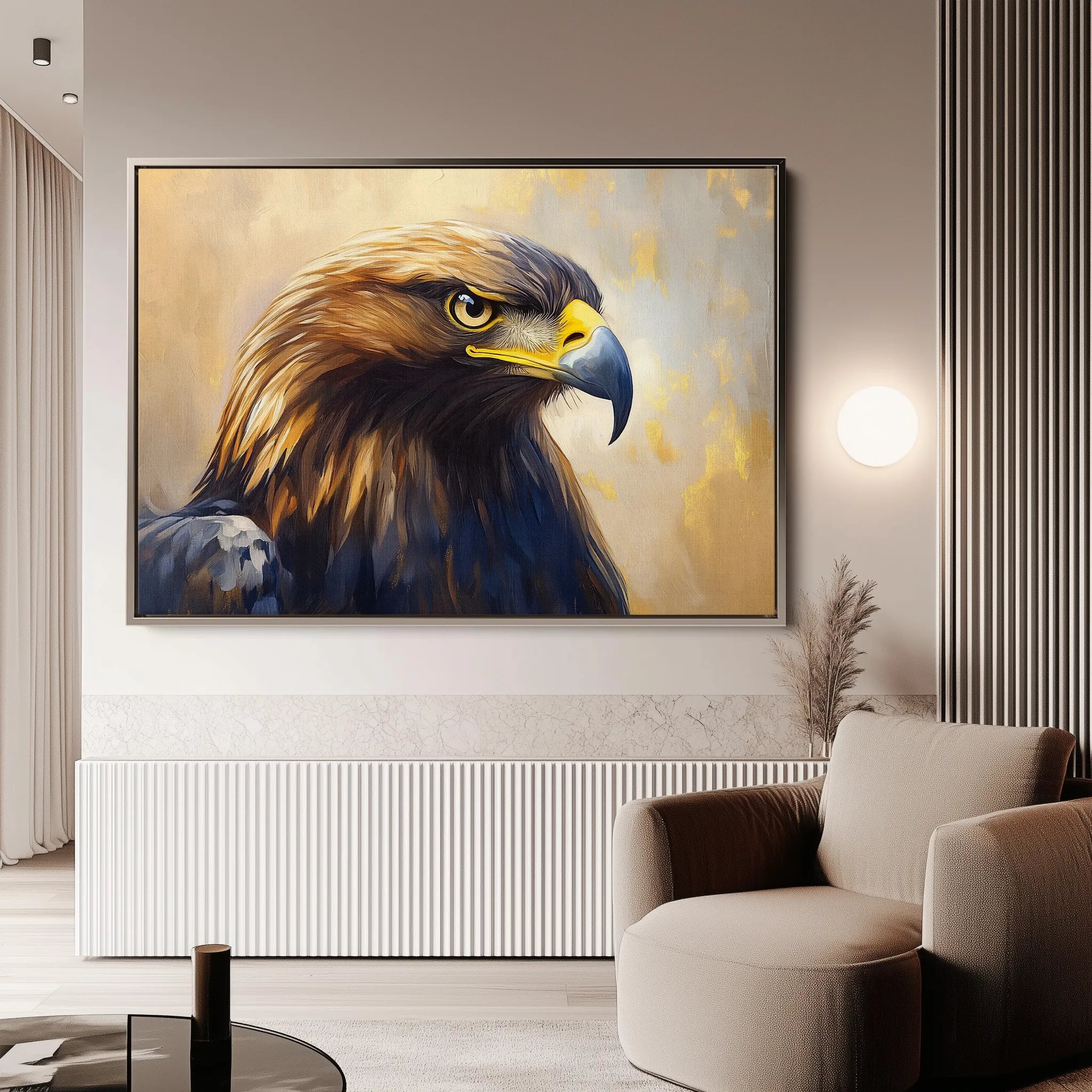 Animals 147 Canvas Art 60 x 40 cm / Black