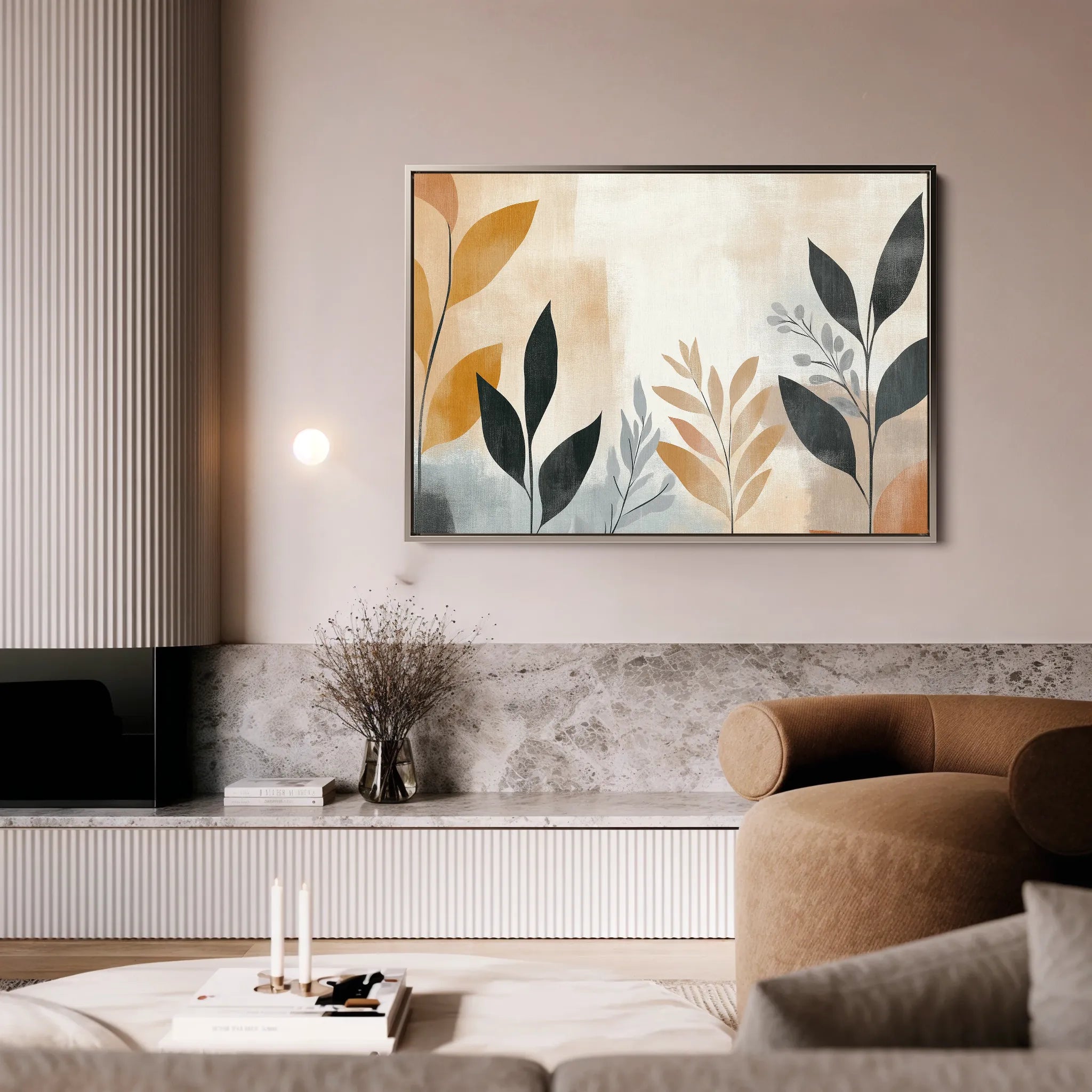Boho 149 Canvas Art 60 x 40 cm / Black