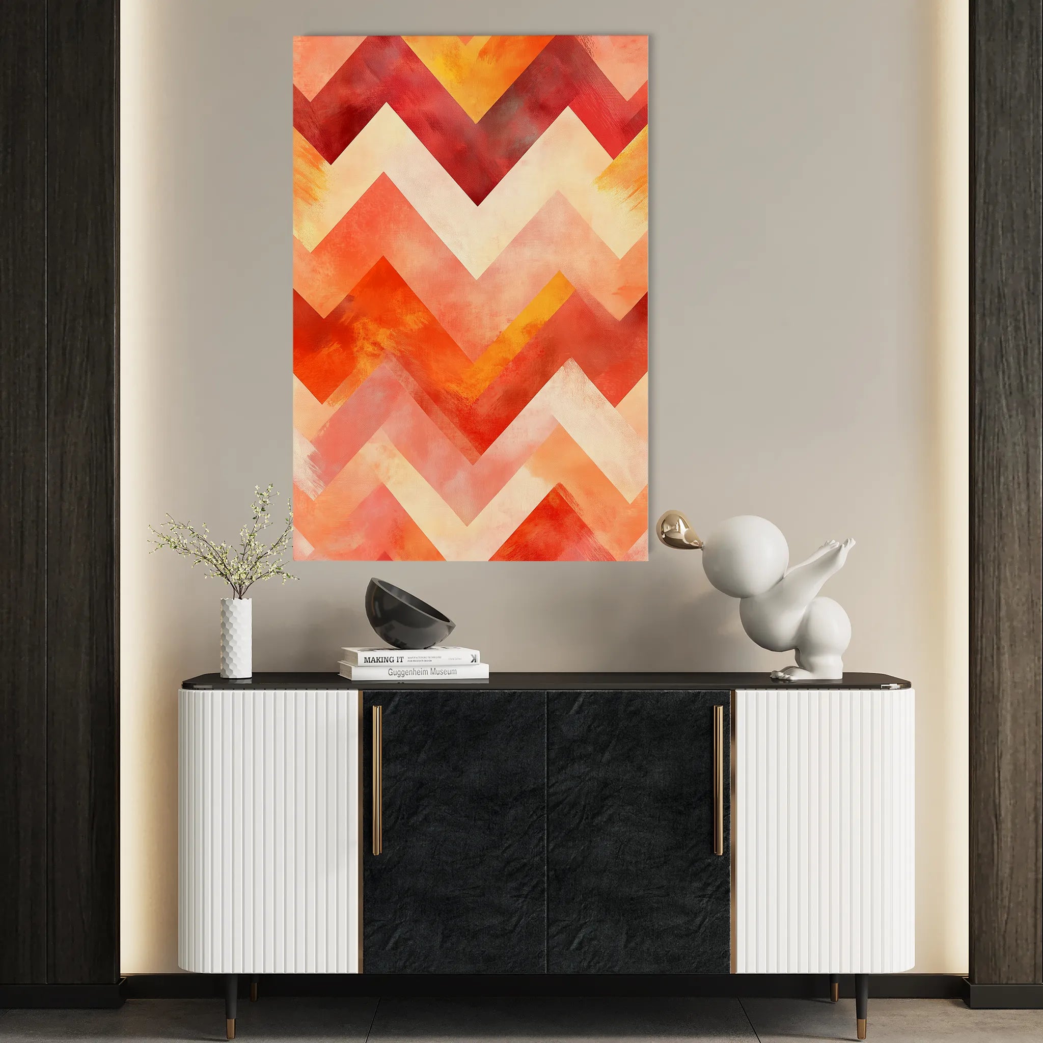 Boho 150 Canvas Art 60 x 40 cm / Black