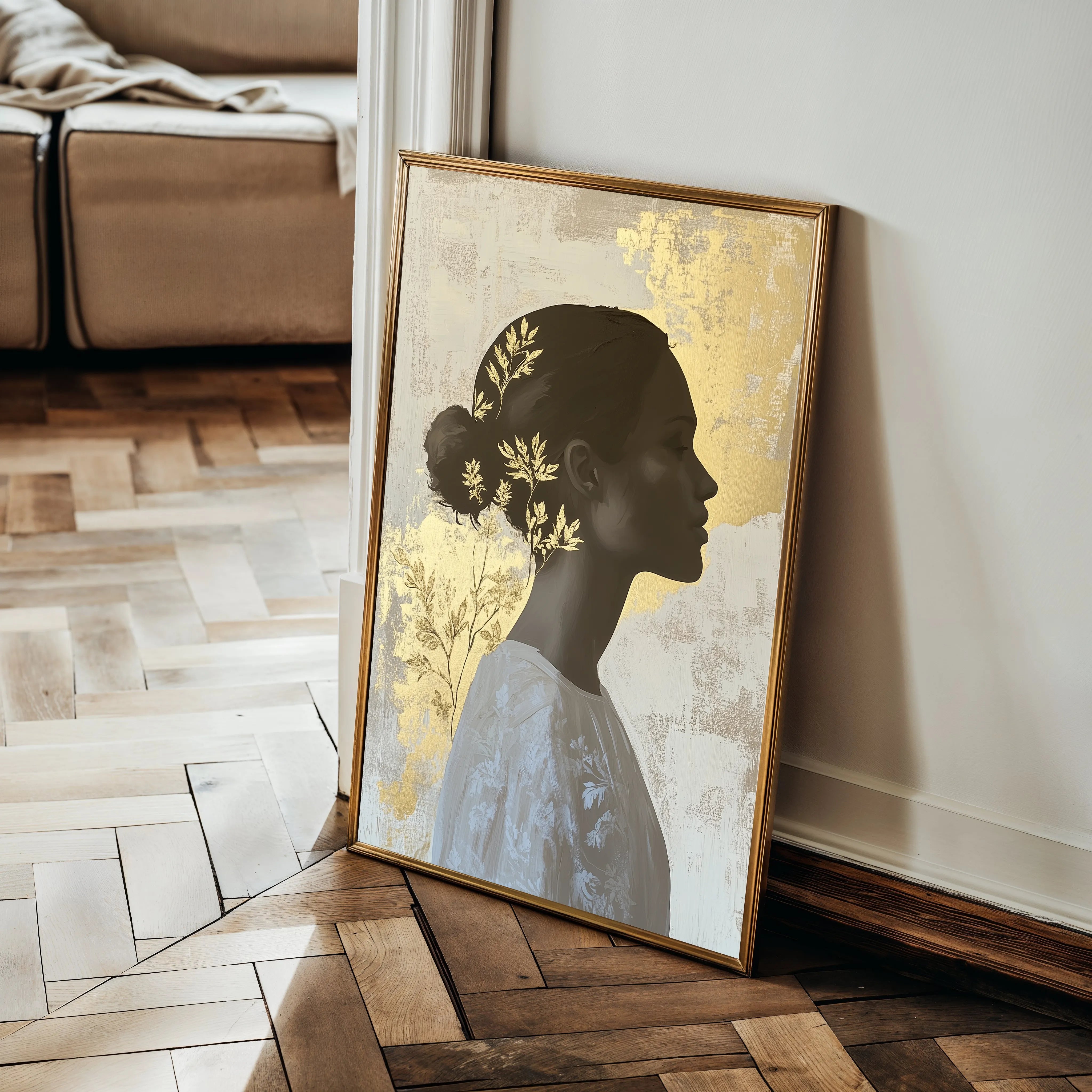 Portrait 150 Canvas Art 60 x 40 cm / Black