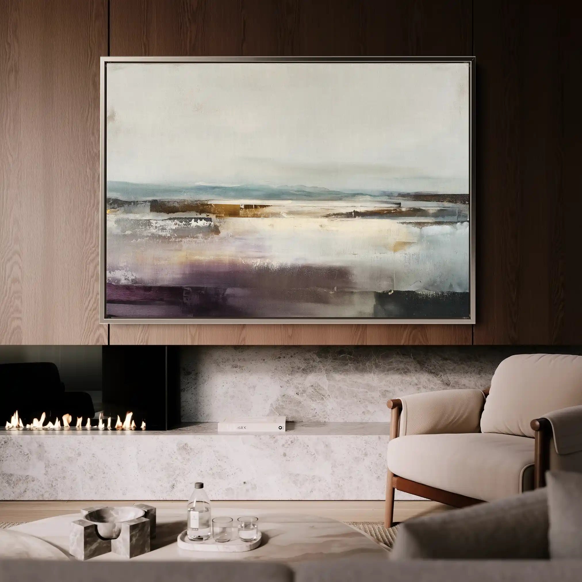 Abstract 1504 Canvas Art 60 x 40 cm / Black