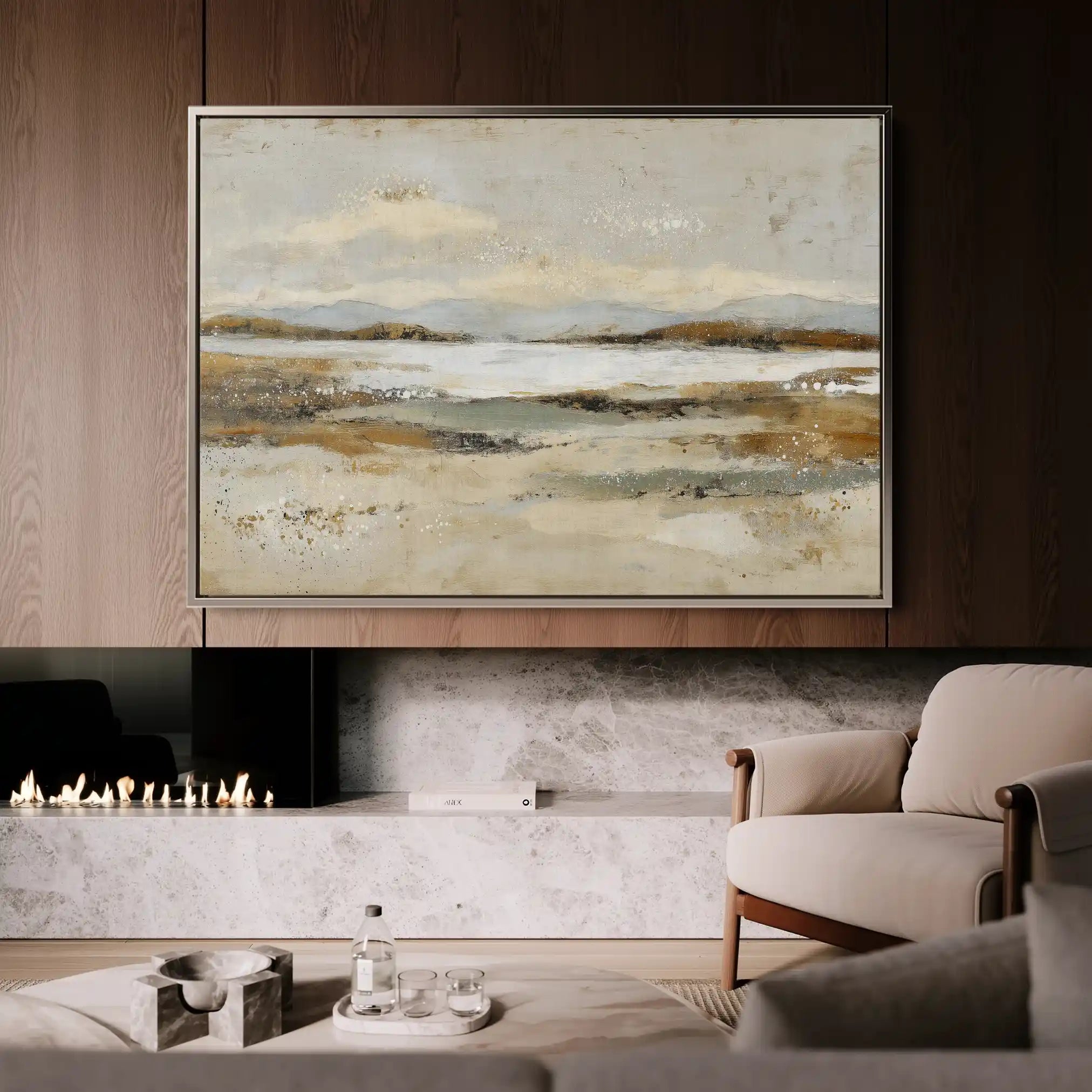 Abstract 1506 Canvas Art 60 x 40 cm / Black