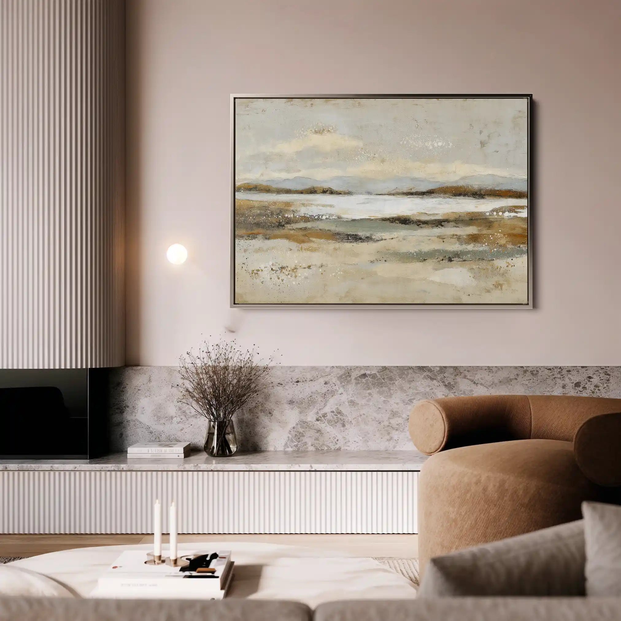Abstract 1506 Canvas Art 60 x 40 cm / Black