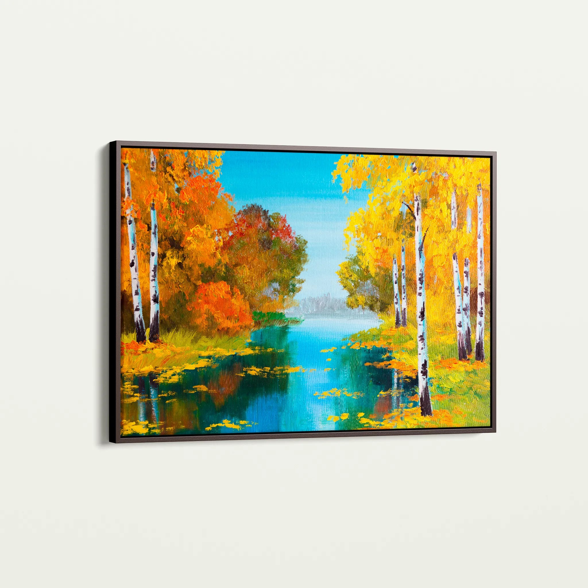 Landscape 151 Canvas Art 60 x 40 cm / Black