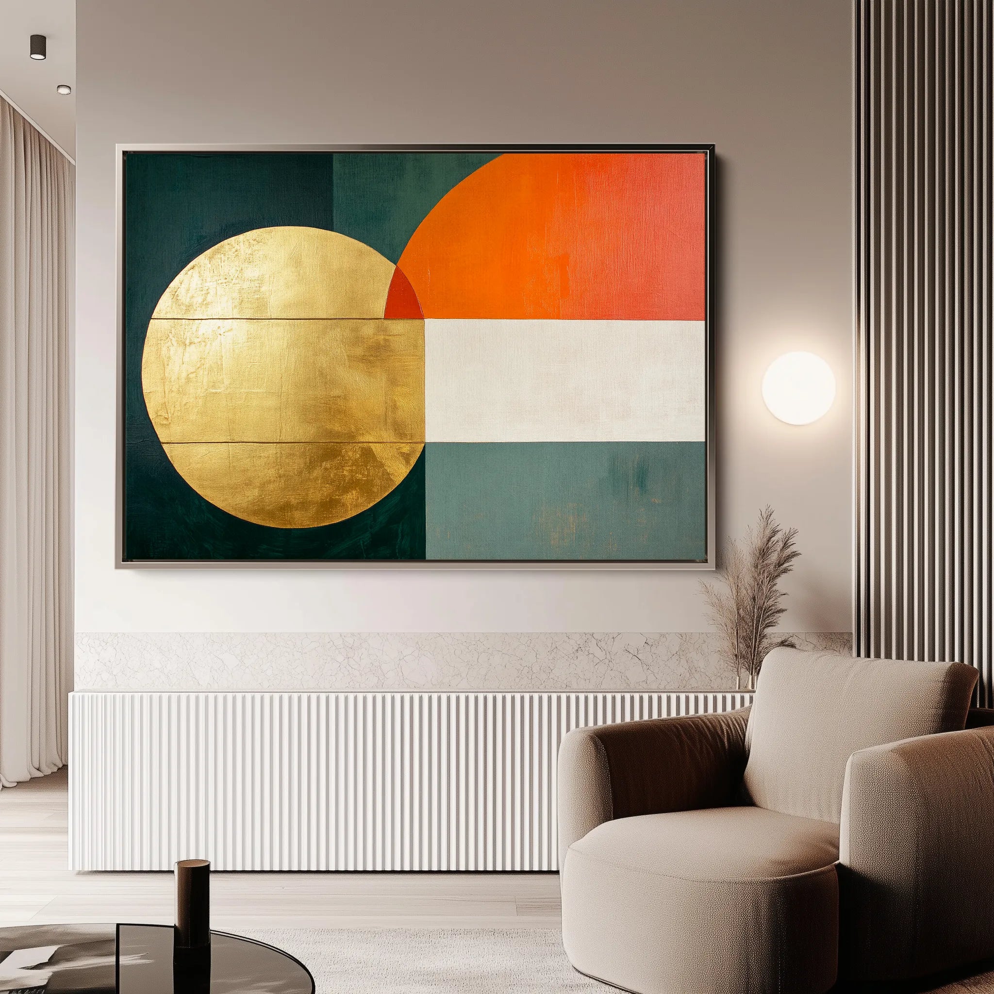 Boho 152 Canvas Art 60 x 40 cm / Black