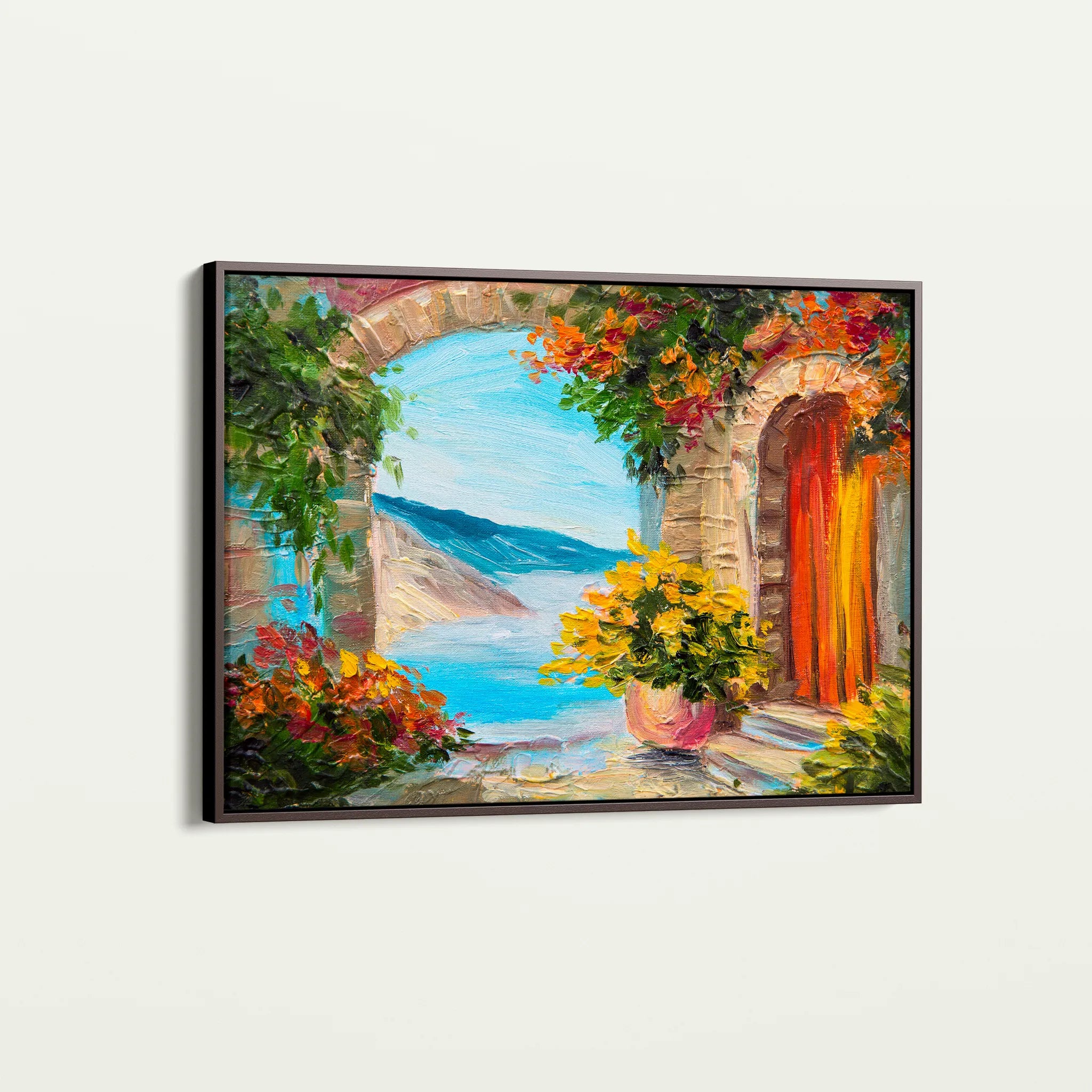 Landscape 152 Canvas Art 60 x 40 cm / Black
