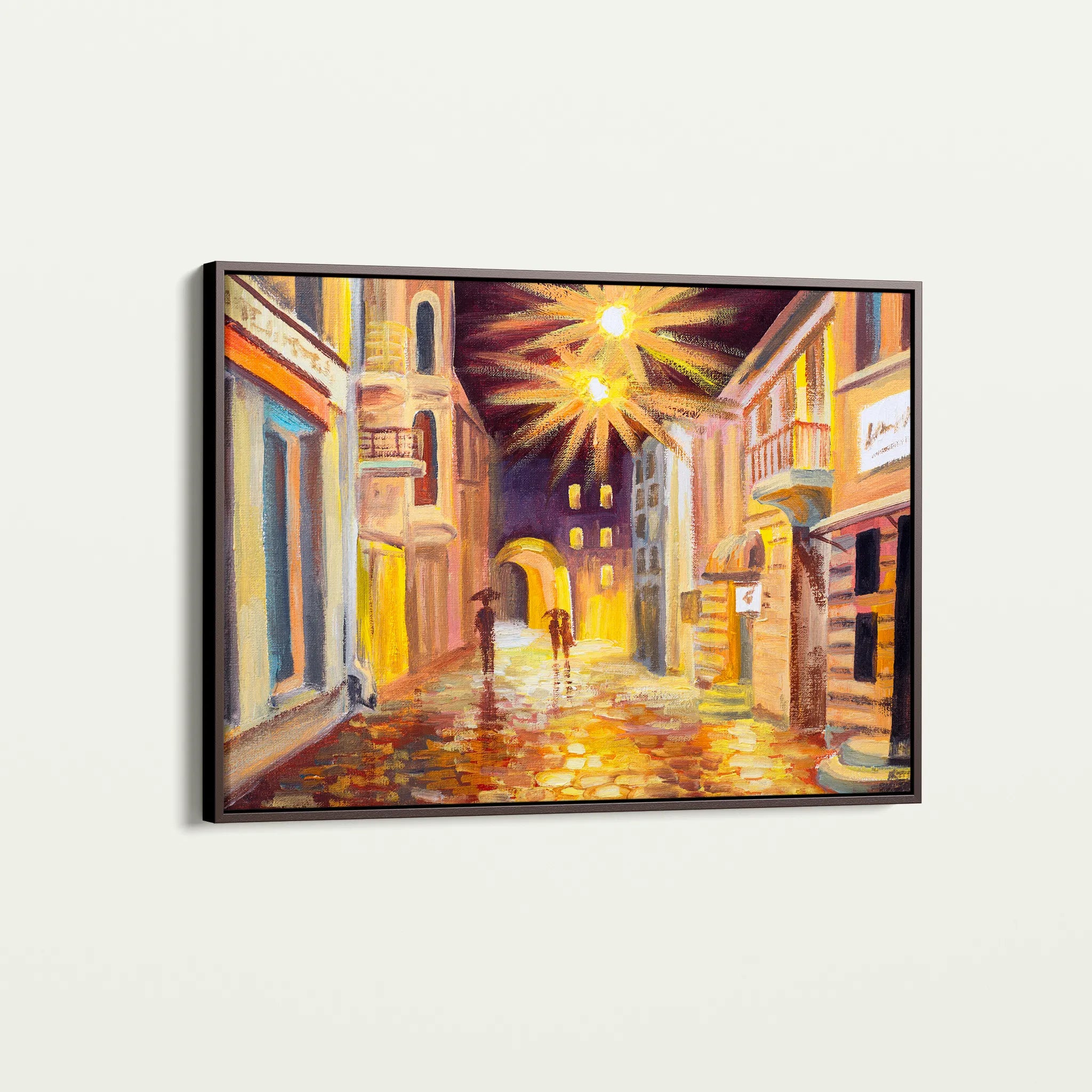 Landscape 153 Canvas Art 60 x 40 cm / Black