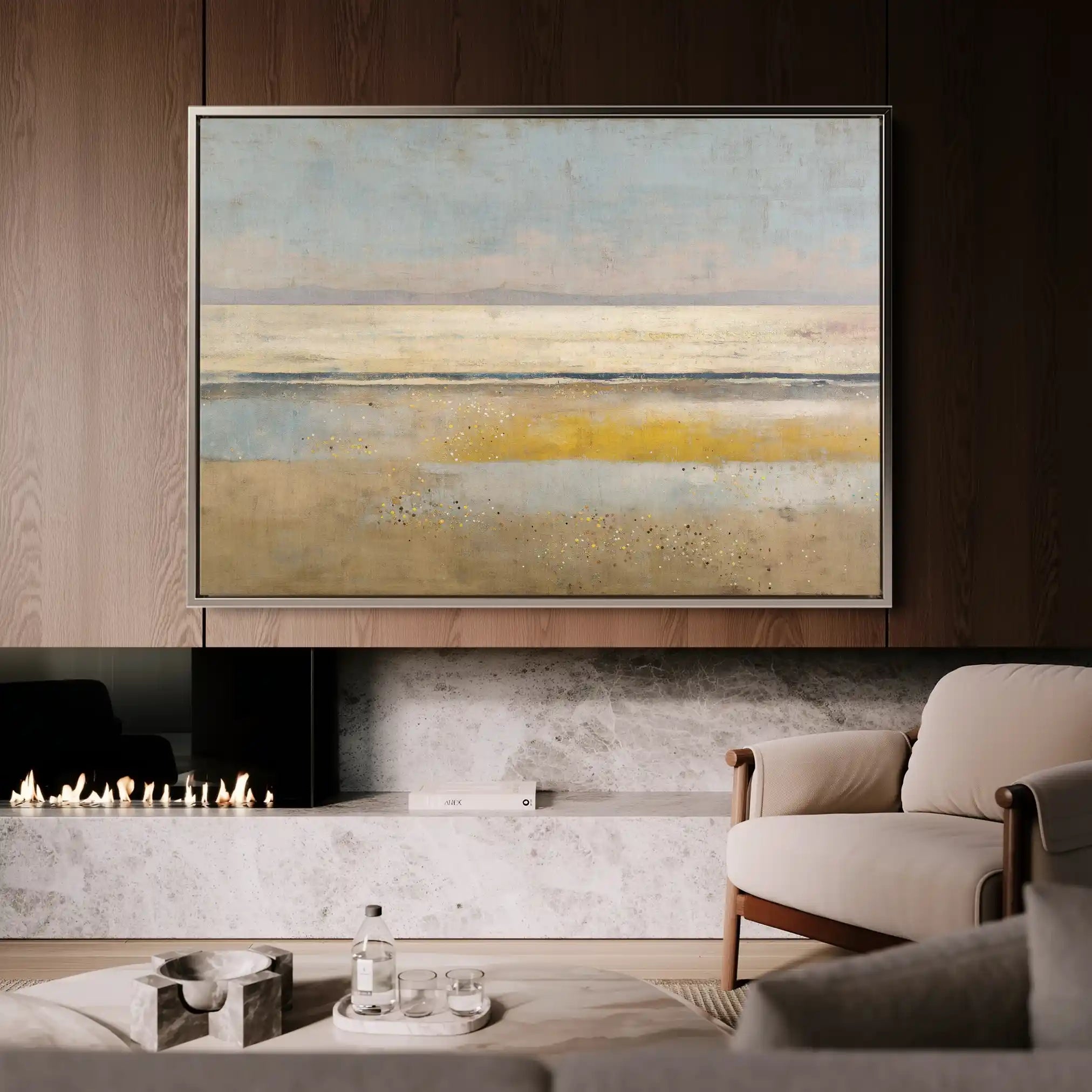 Abstract 1530 Canvas Art 60 x 40 cm / Black