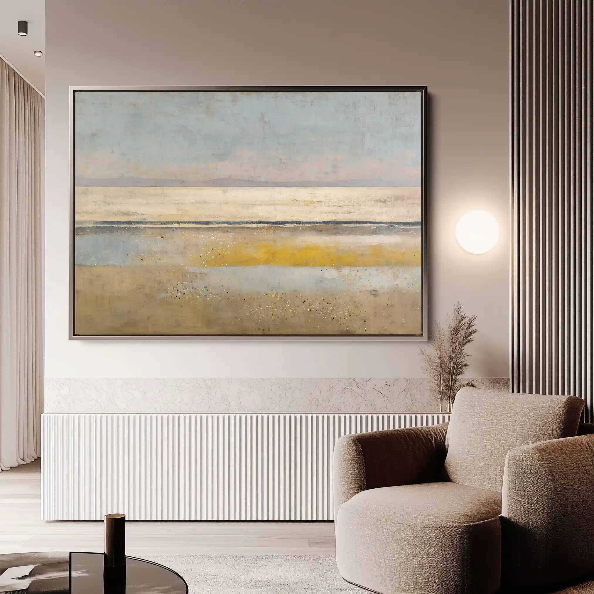 Abstract 1530 Canvas Art 60 x 40 cm / Black