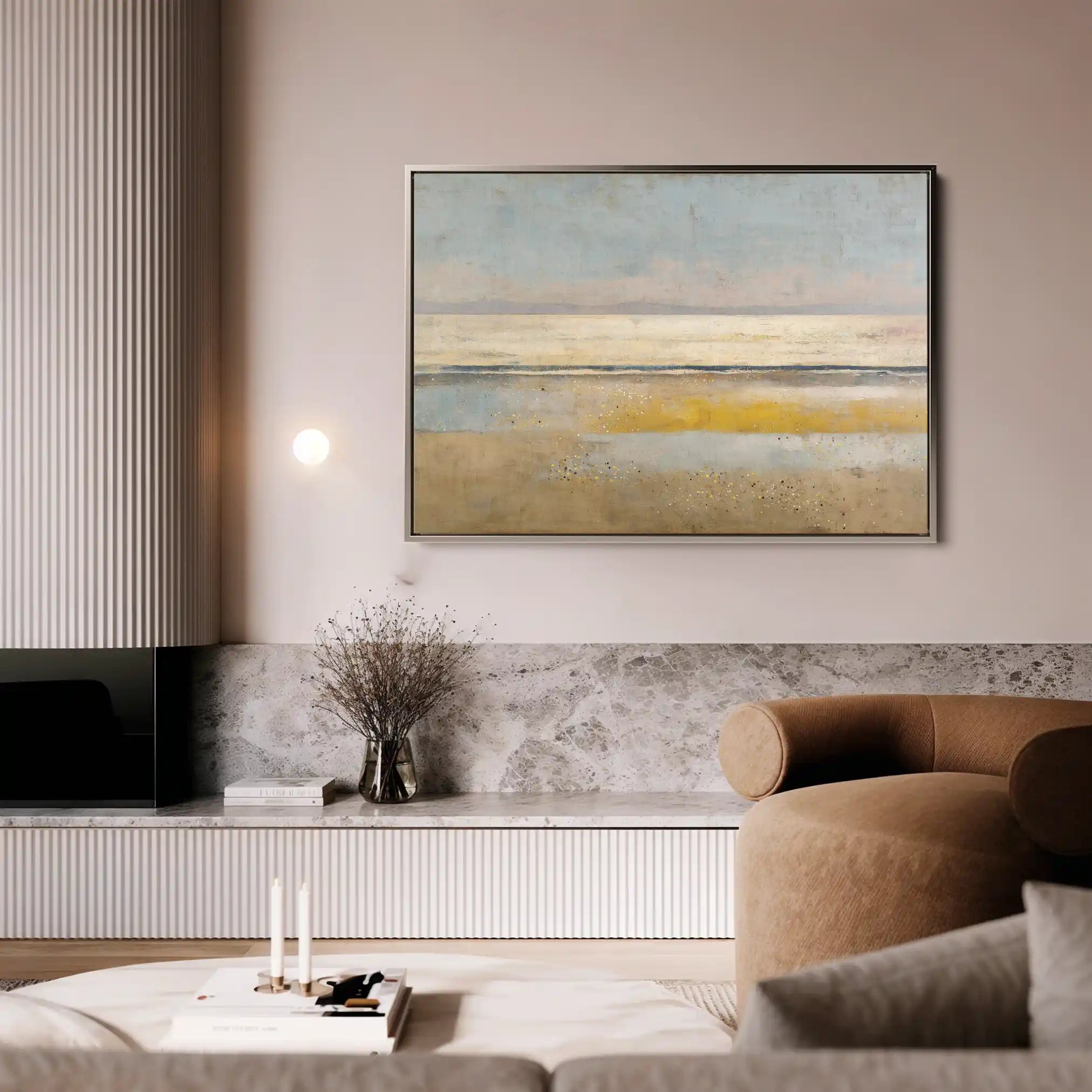 Abstract 1530 Canvas Art 60 x 40 cm / Black