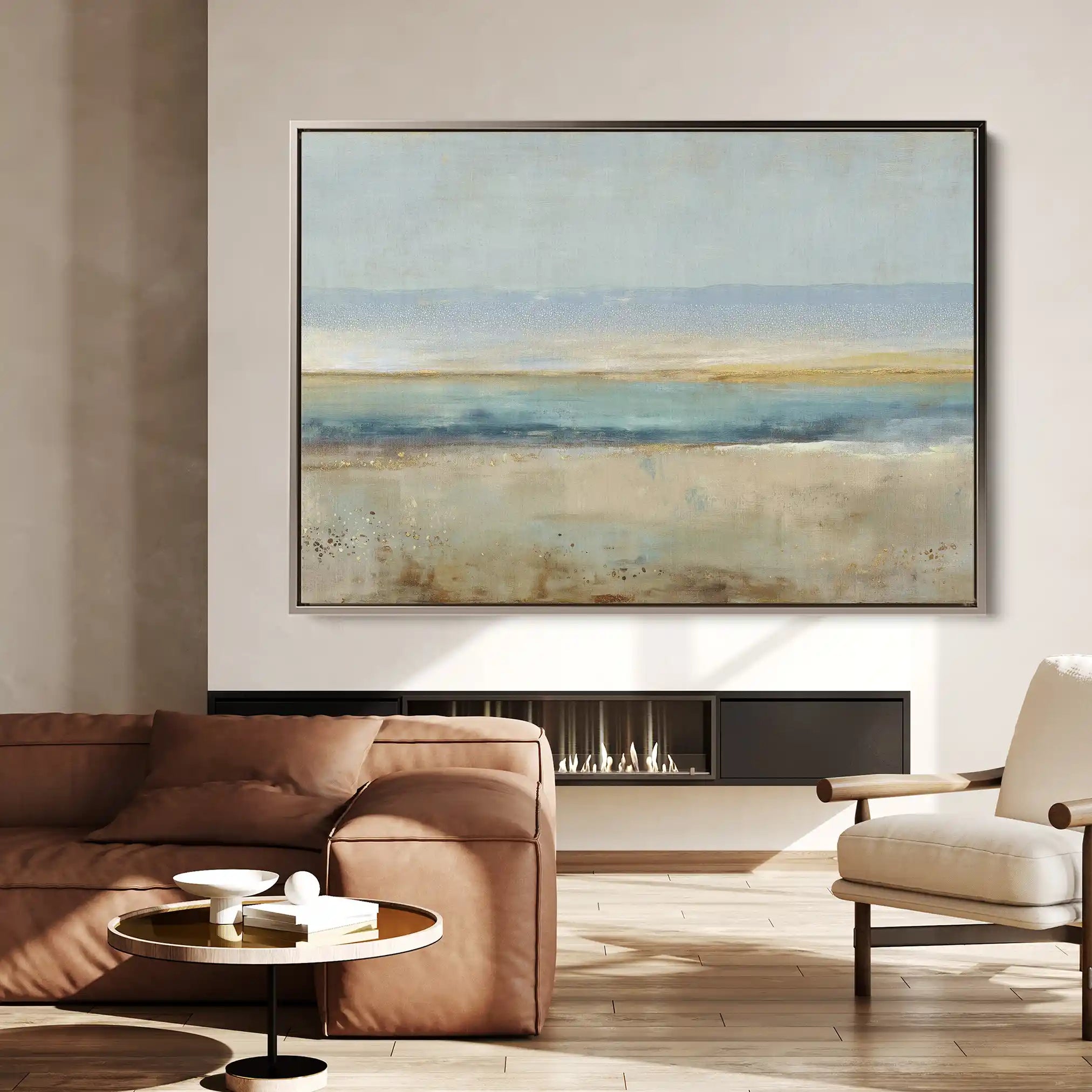 Abstract 1531 Canvas Art 60 x 40 cm / Black
