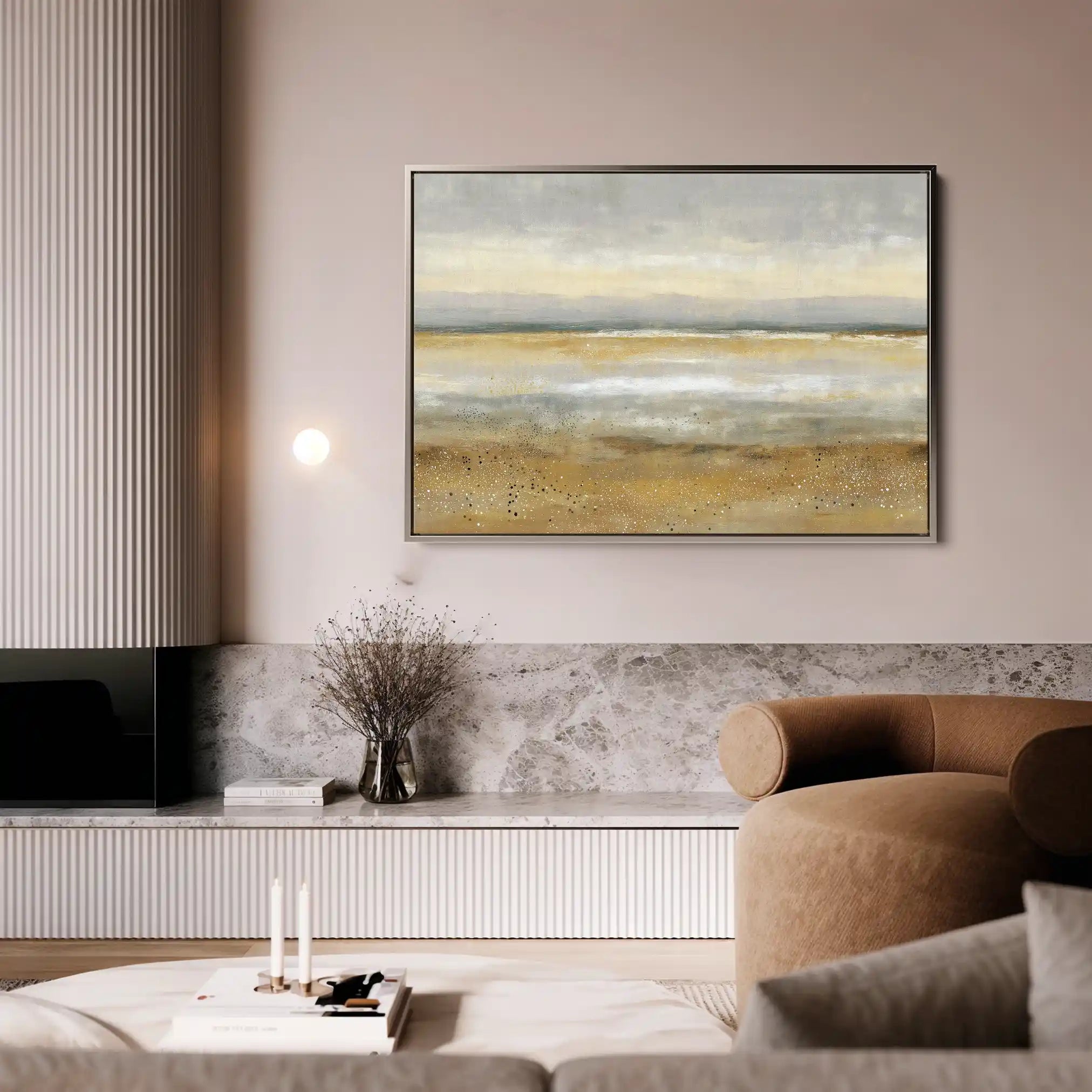 Abstract 1532 Canvas Art 60 x 40 cm / Black