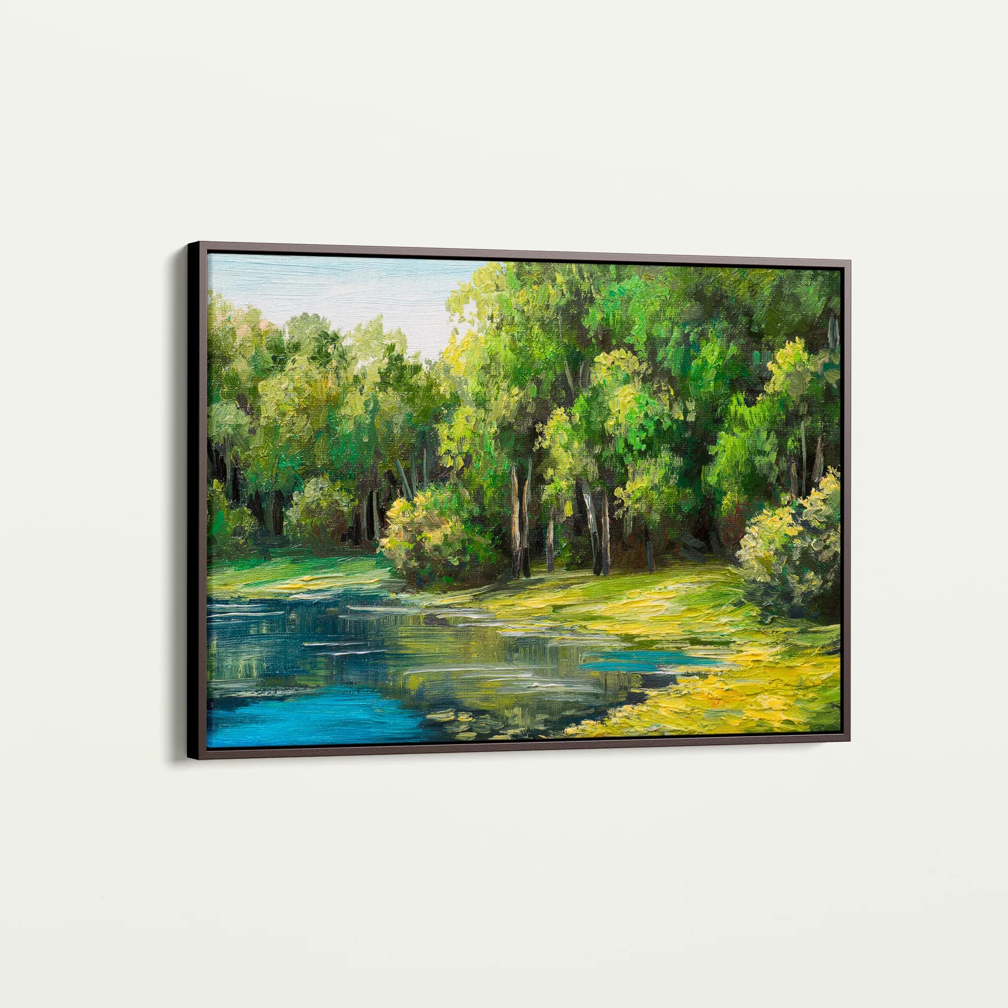 Landscape 155 Canvas Art 60 x 40 cm / Black
