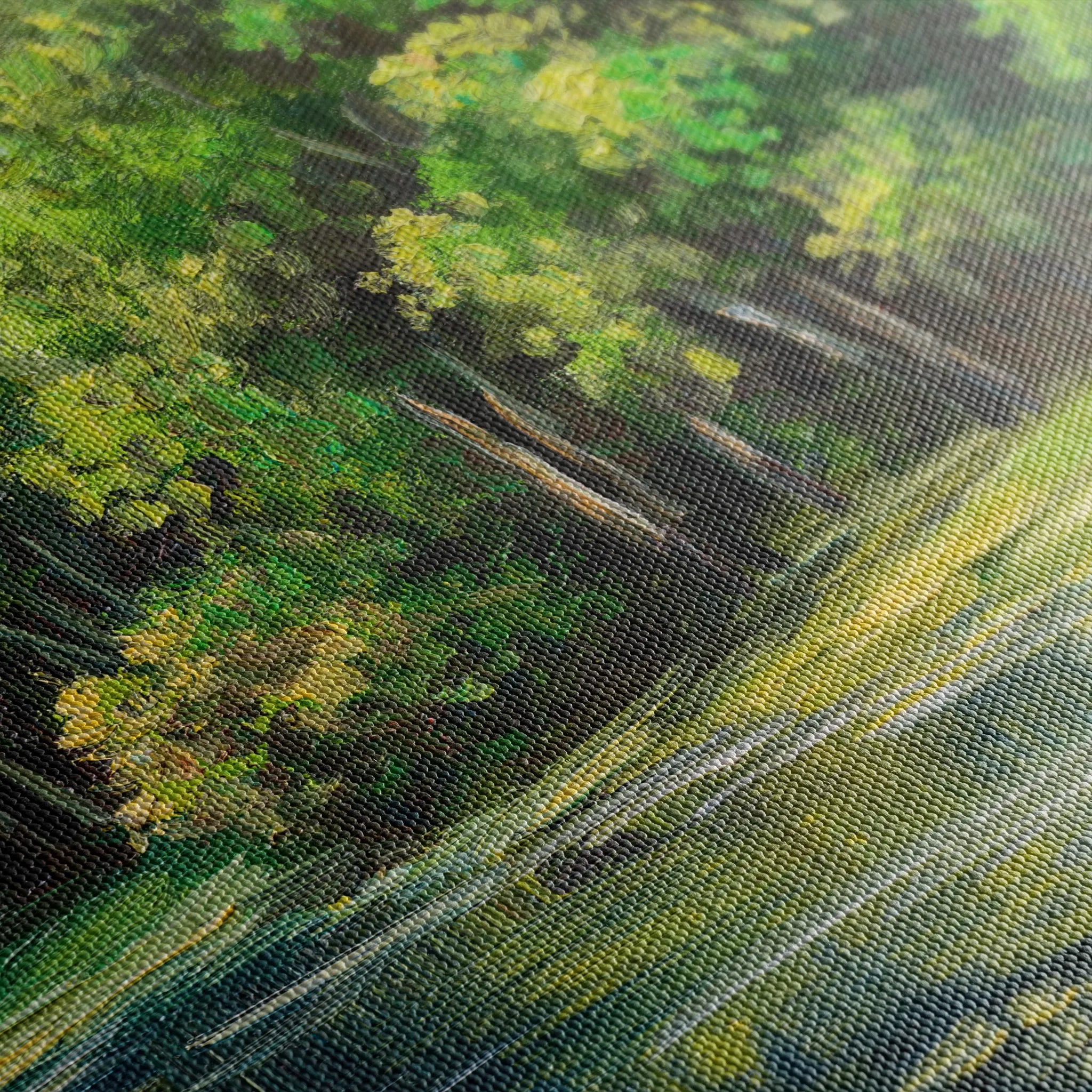Landscape 155 Canvas Art 60 x 40 cm / Black