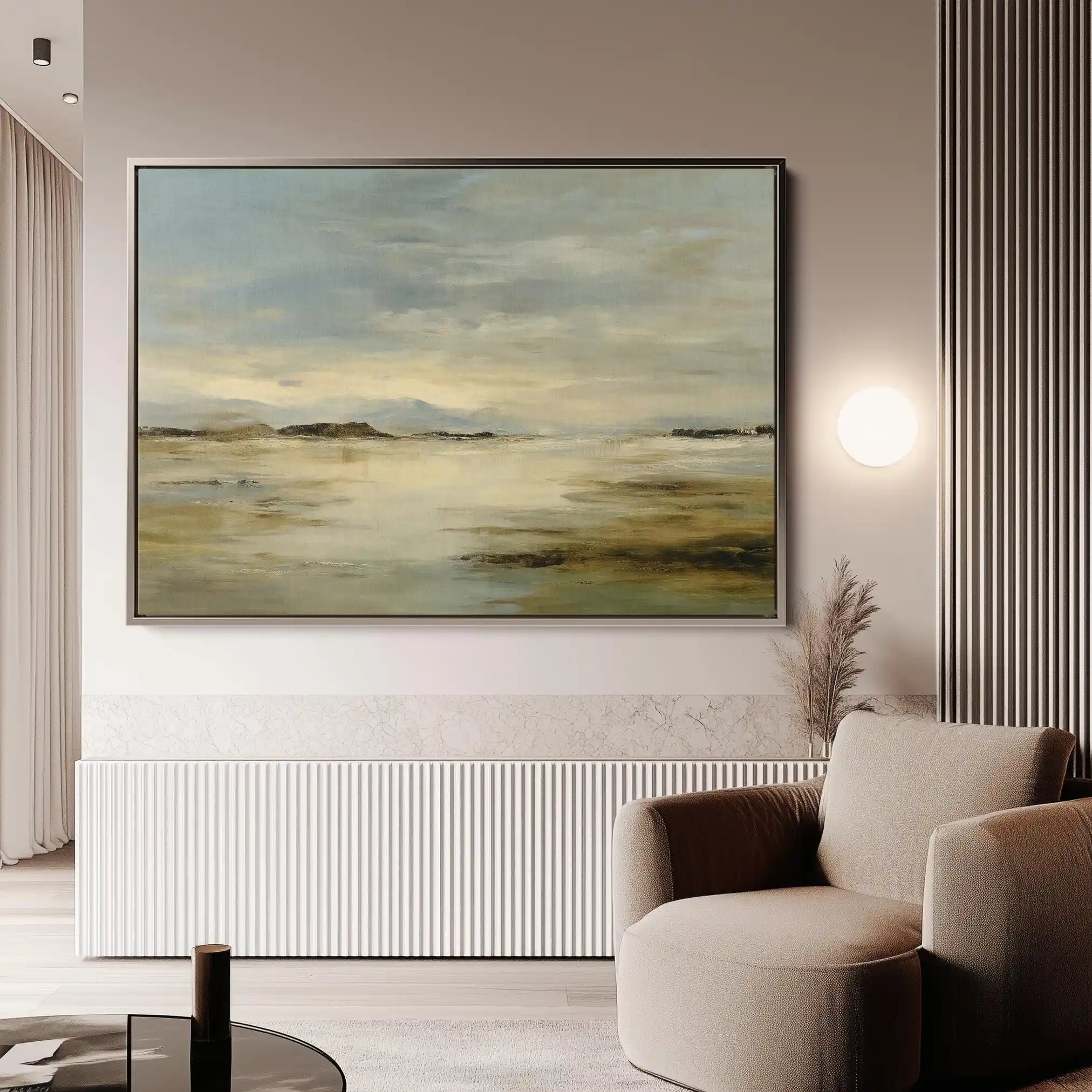 Abstract 1551 Canvas Art 60 x 40 cm / Black