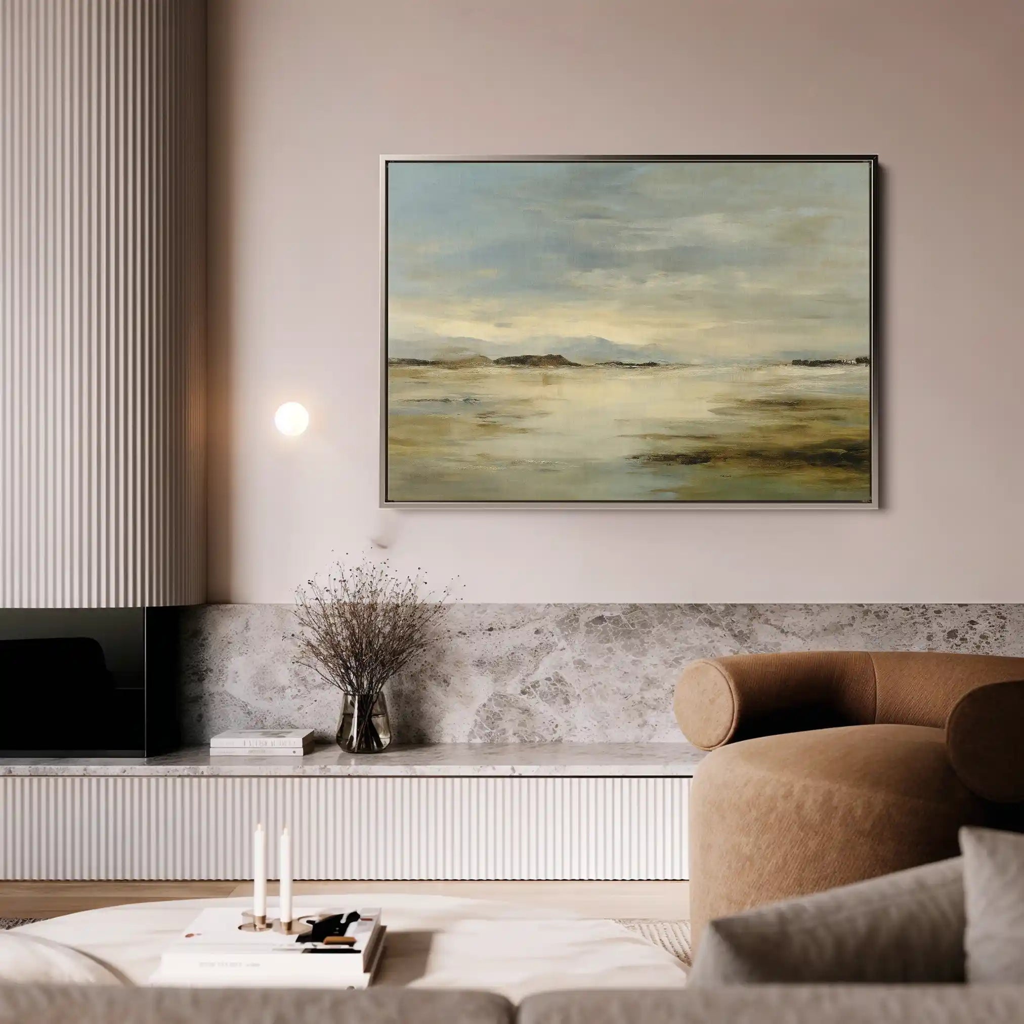 Abstract 1551 Canvas Art 60 x 40 cm / Black