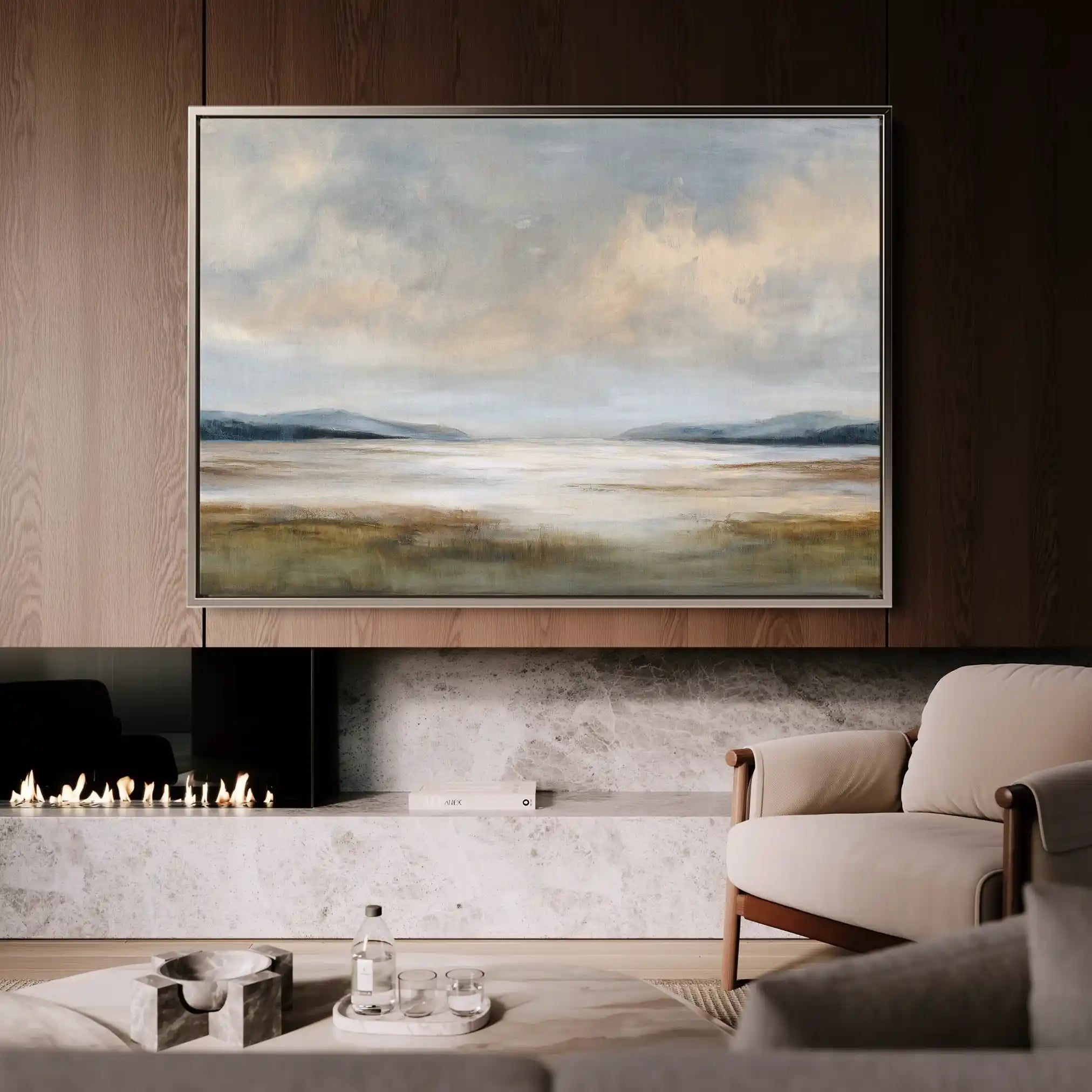 Abstract 1552 Canvas Art 60 x 40 cm / Black