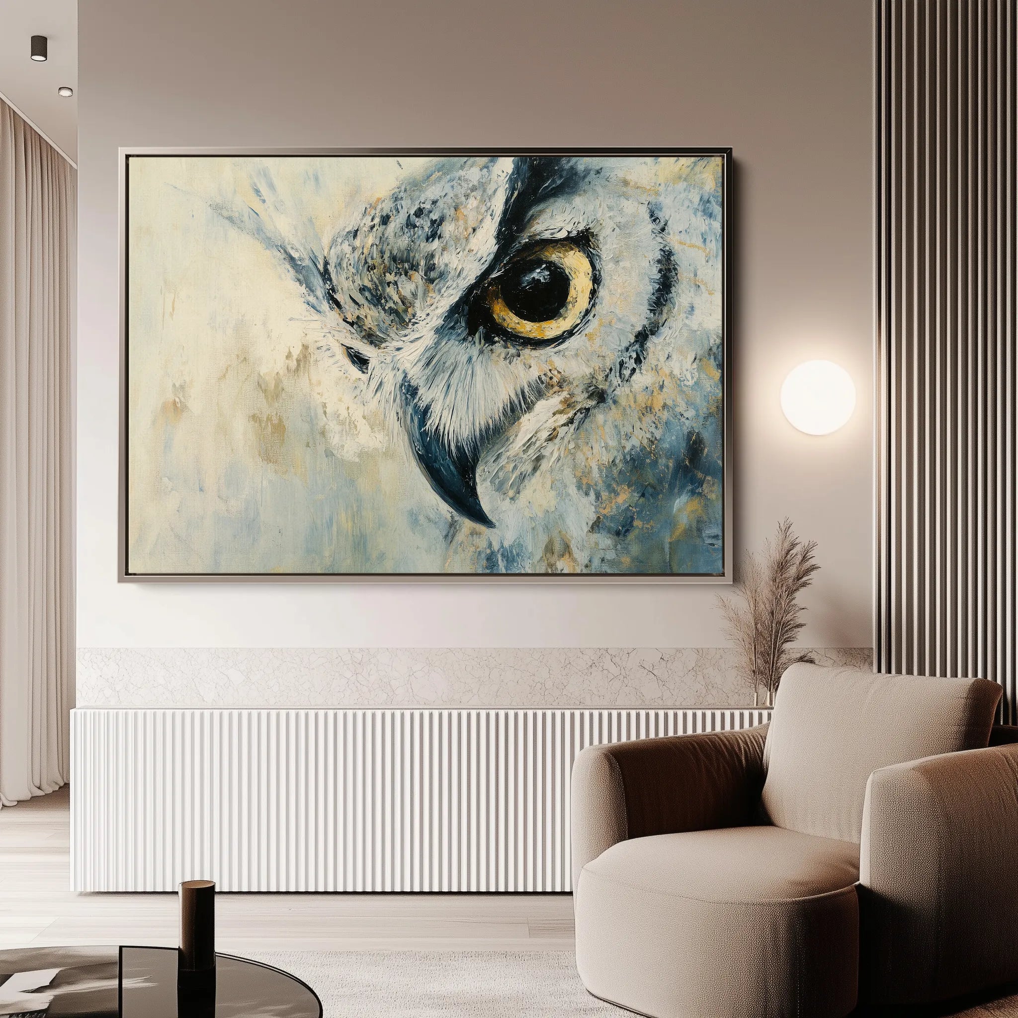 Animals 156 Canvas Art 60 x 40 cm / Black