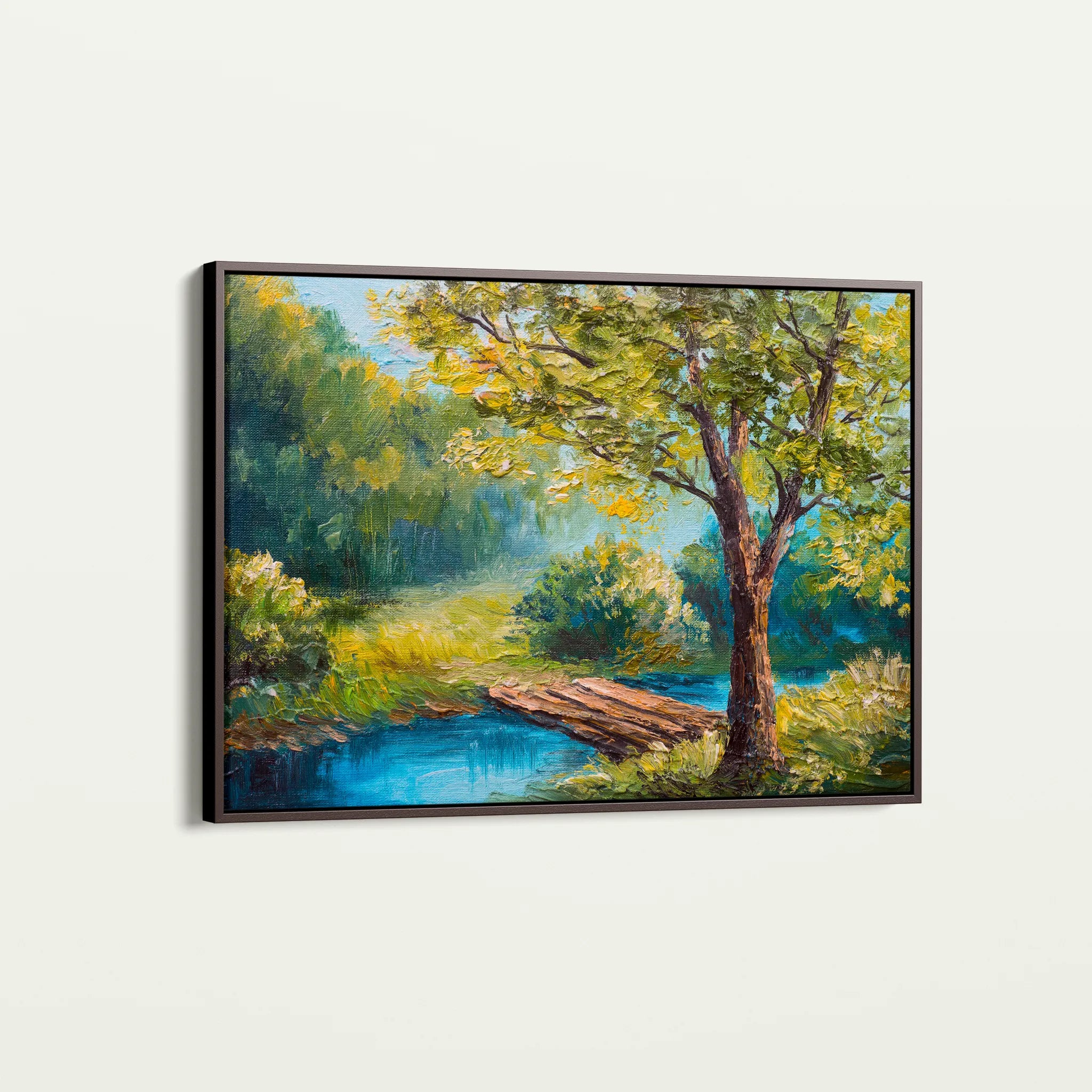 Landscape 156 Canvas Art 60 x 40 cm / Black