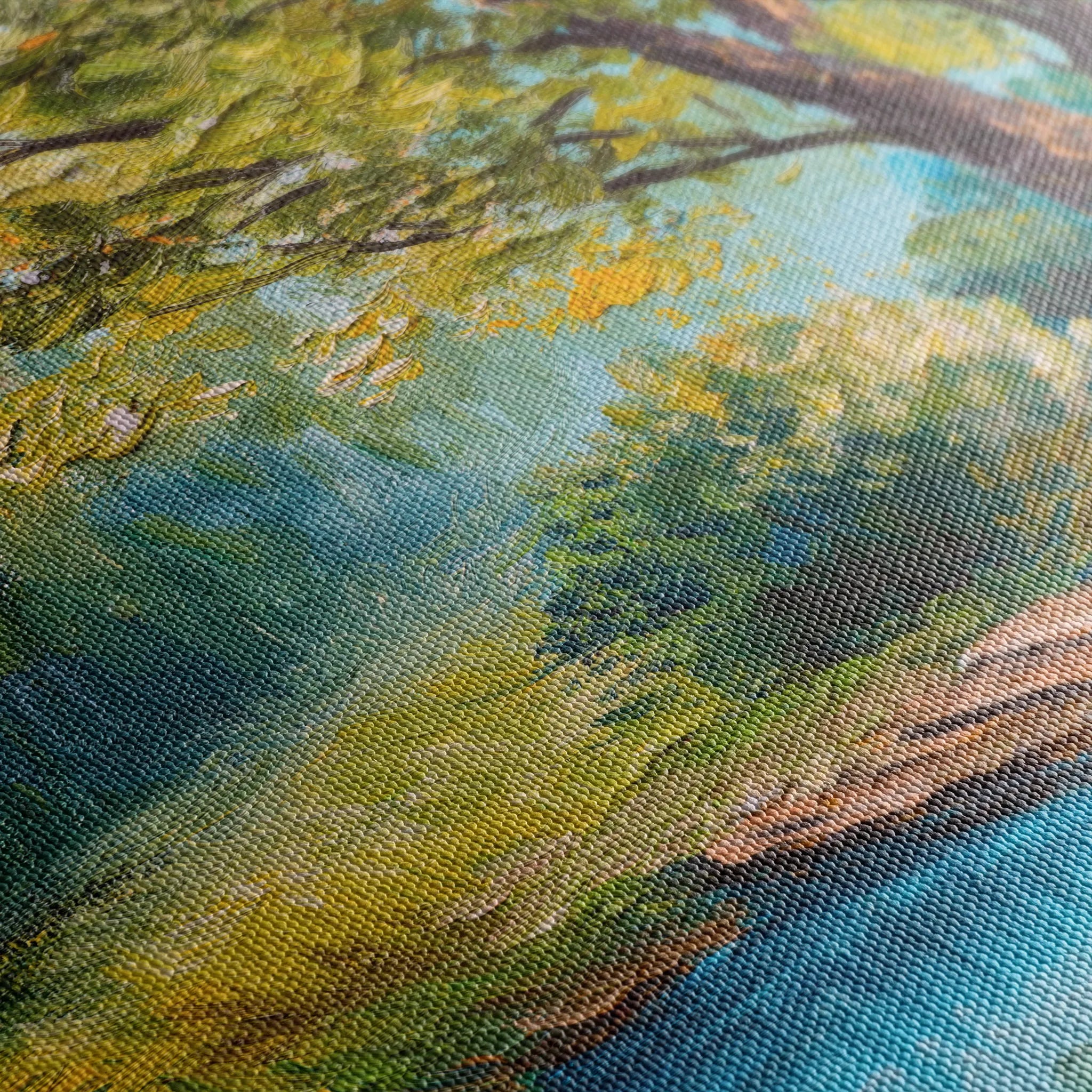 Landscape 156 Canvas Art 60 x 40 cm / Black