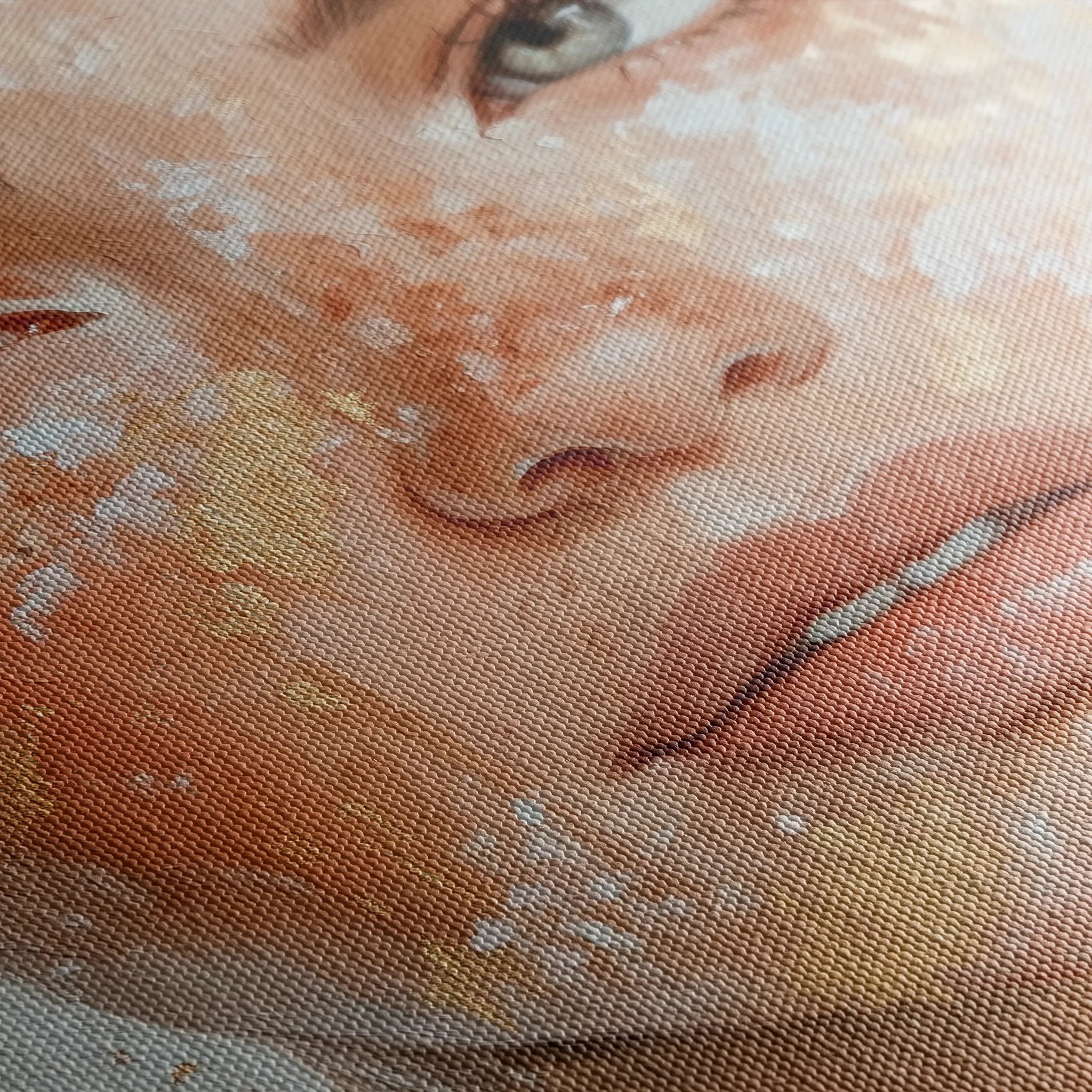 Portrait 157 Canvas Art 60 x 40 cm / Black