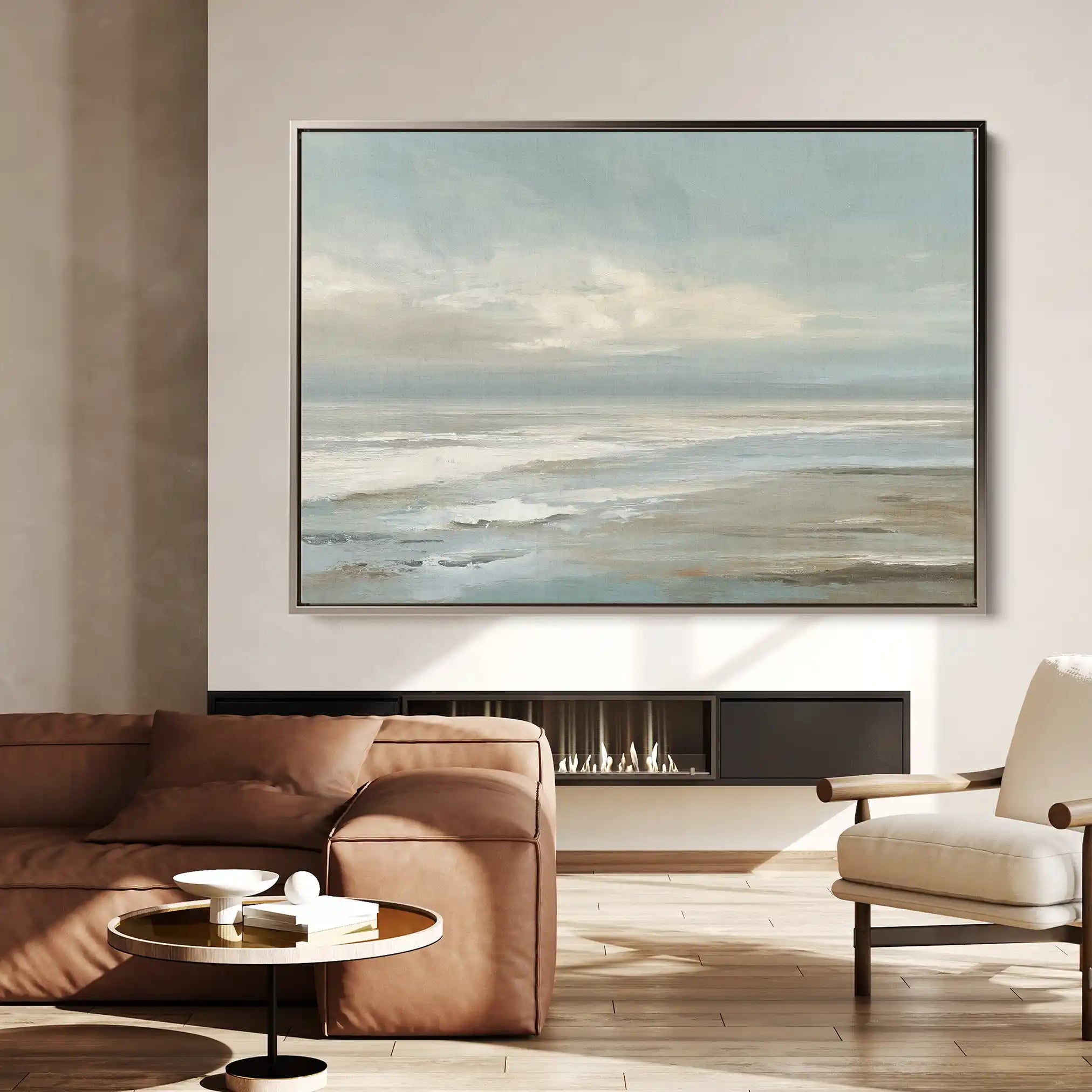 Abstract 1572 Canvas Art 60 x 40 cm / Black