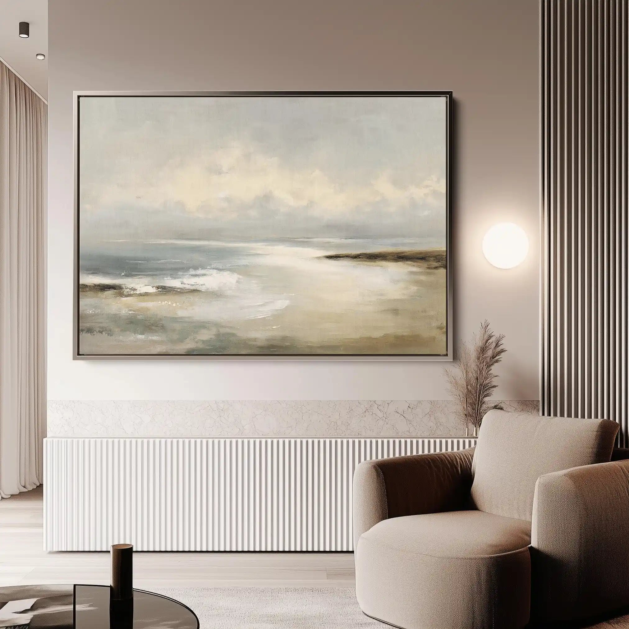 Abstract 1573 Canvas Art 60 x 40 cm / Black