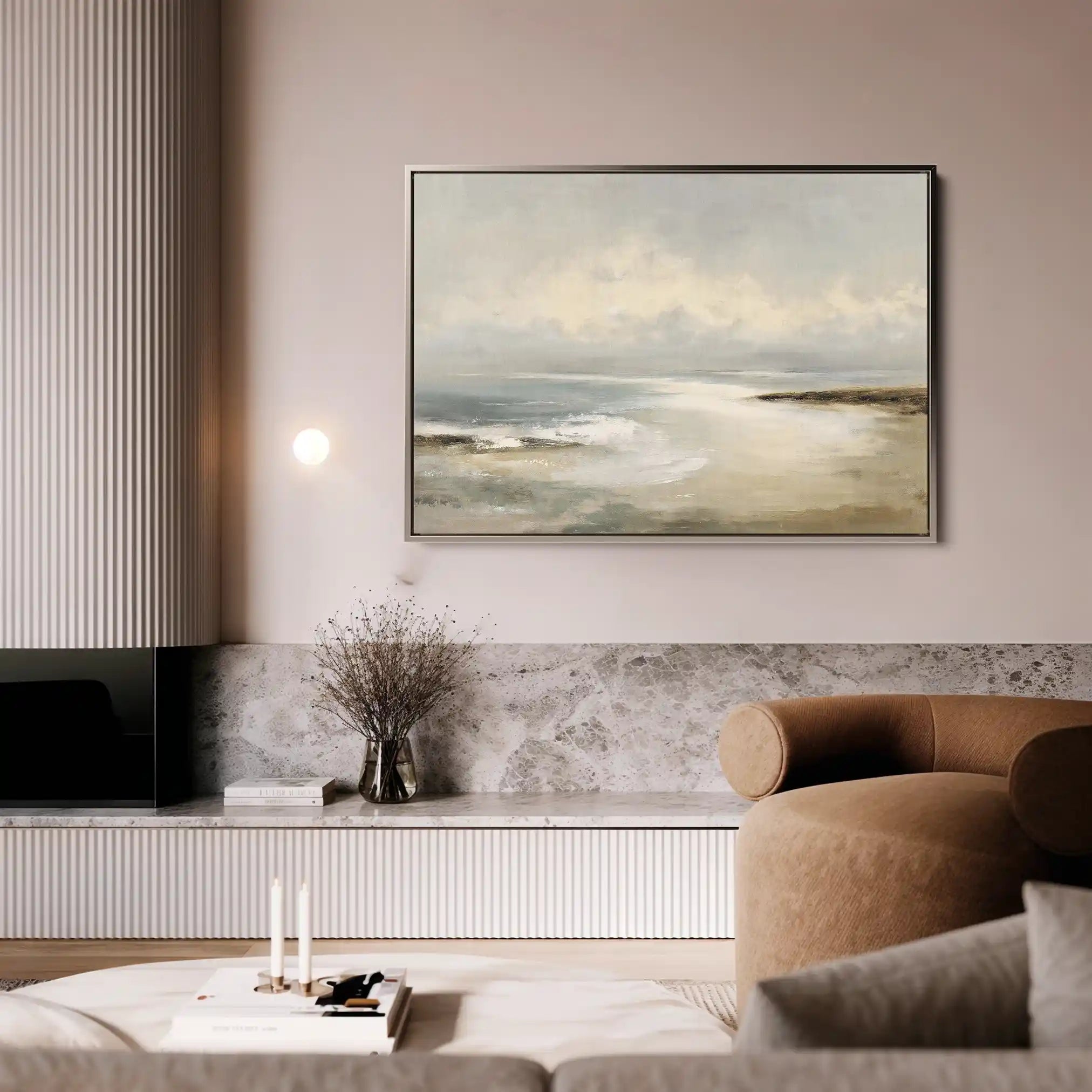 Abstract 1573 Canvas Art 60 x 40 cm / Black