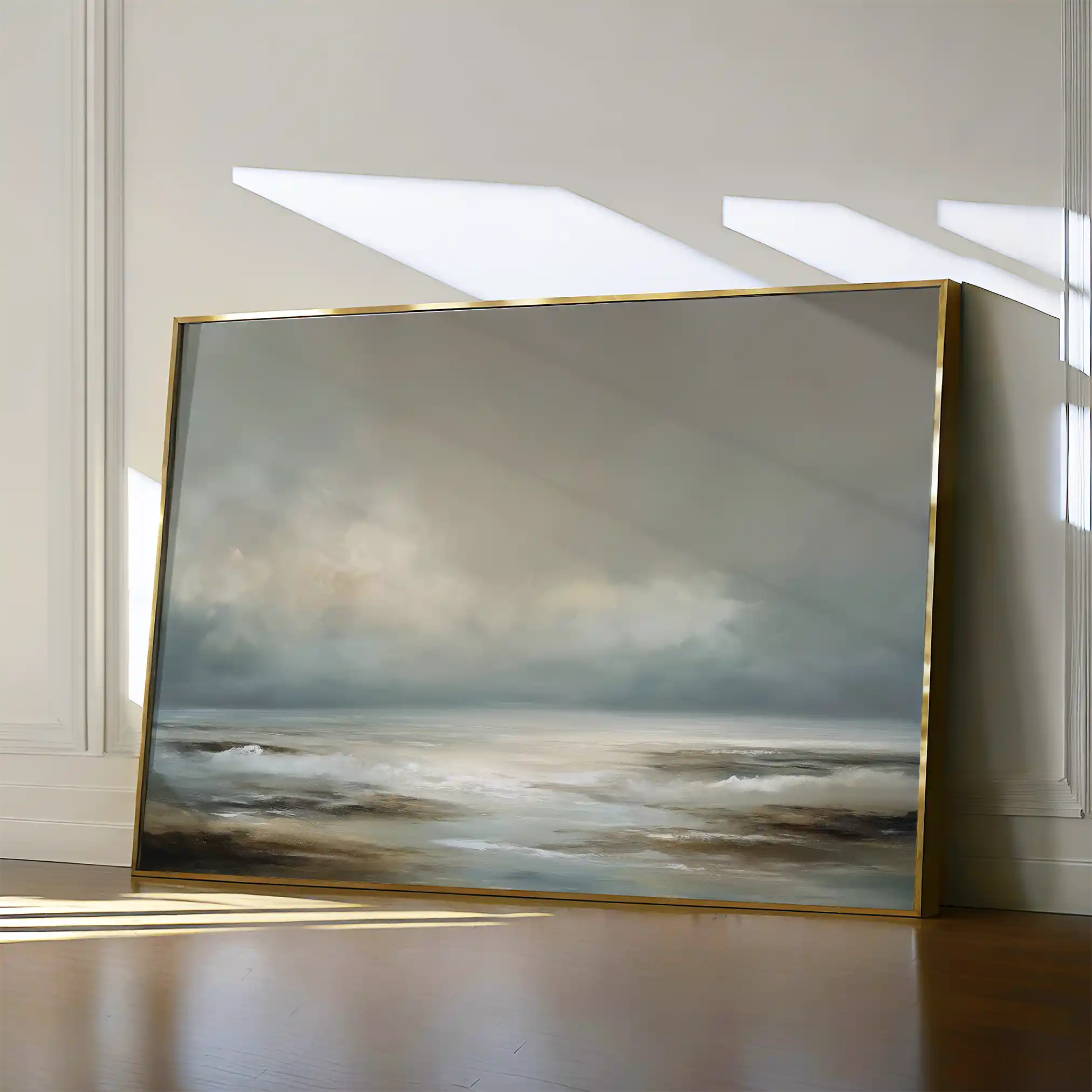 Abstract 1574 Canvas Art 60 x 40 cm / Black