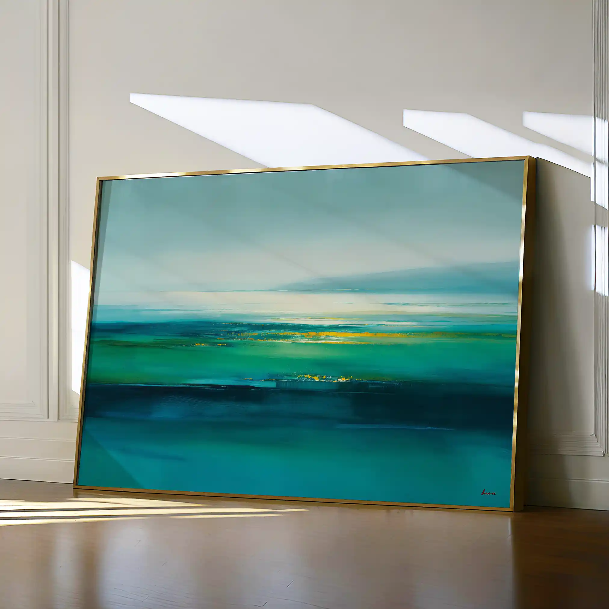 Abstract 1577 Canvas Art 60 x 40 cm / Black