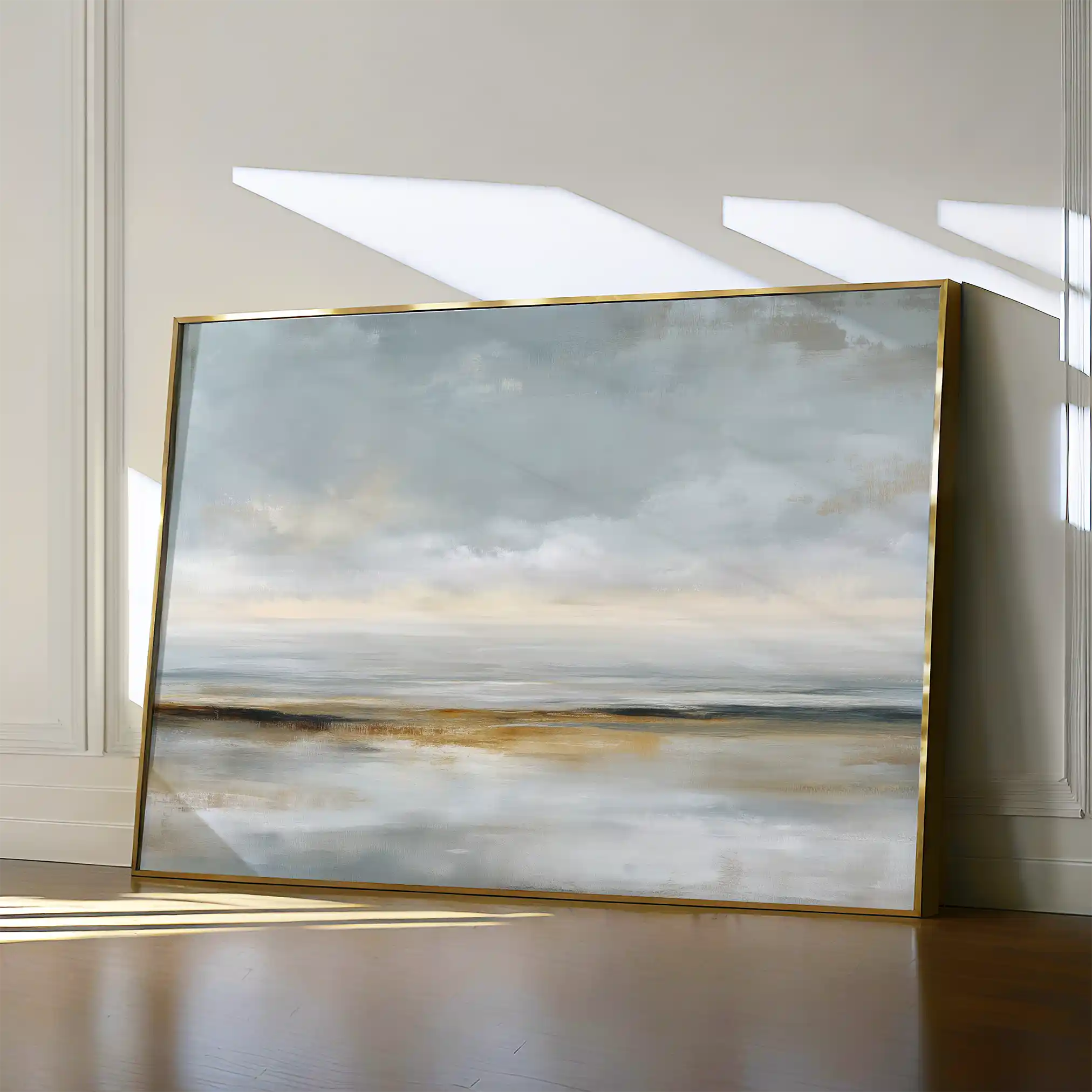 Abstract 1578 Canvas Art 60 x 40 cm / Black