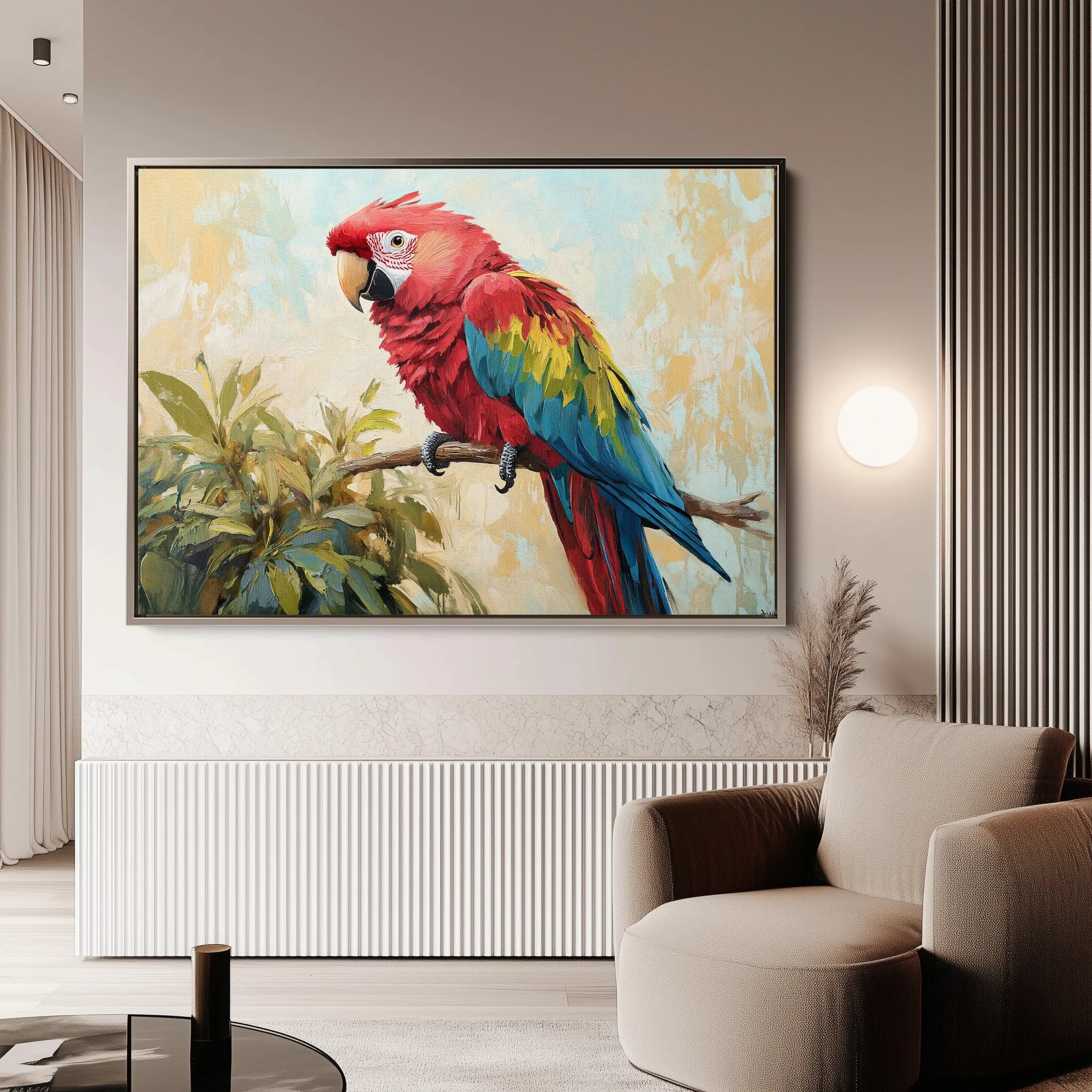 Animals 158 Canvas Art 60 x 40 cm / Black