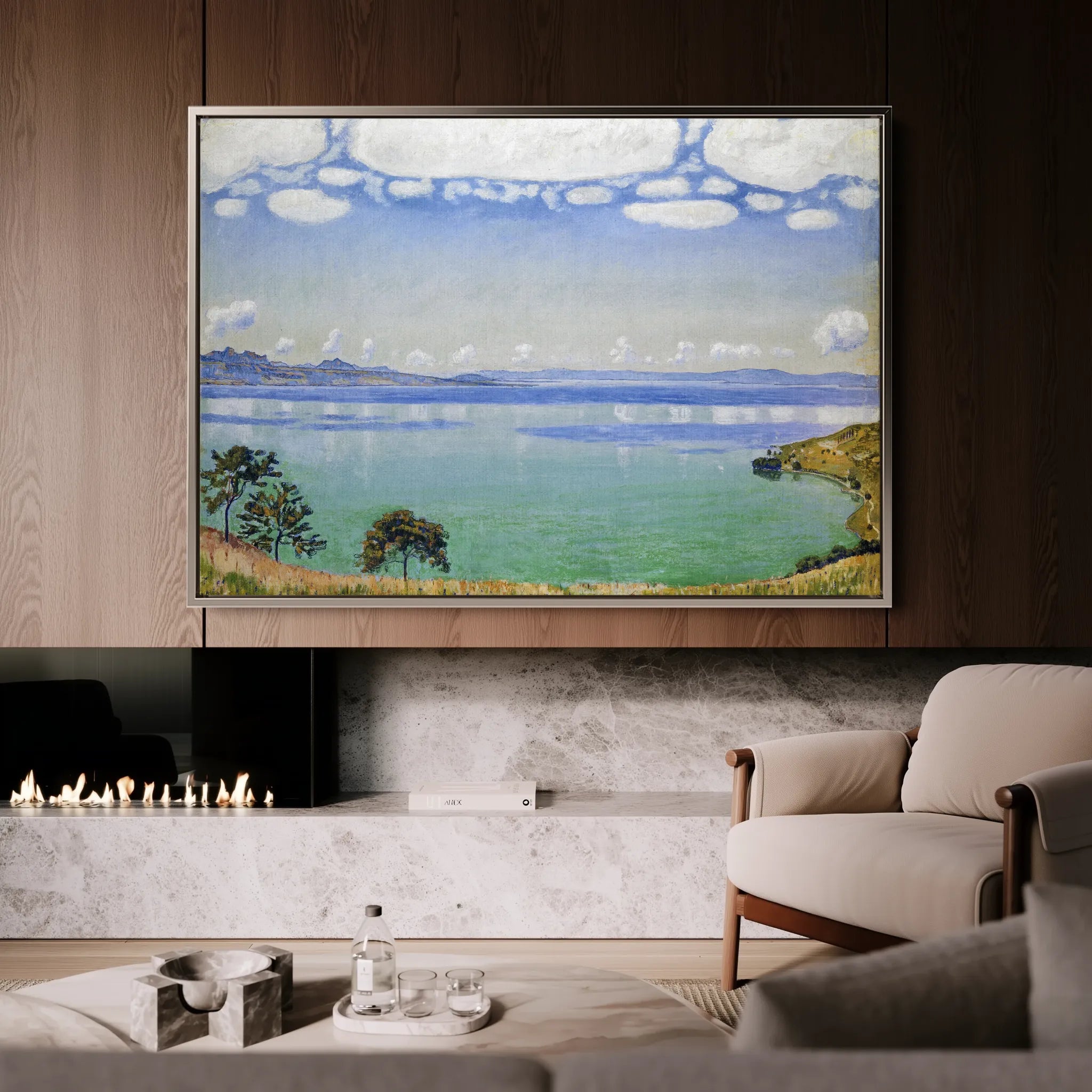 Landscape 159 Canvas Art 60 x 40 cm / Black