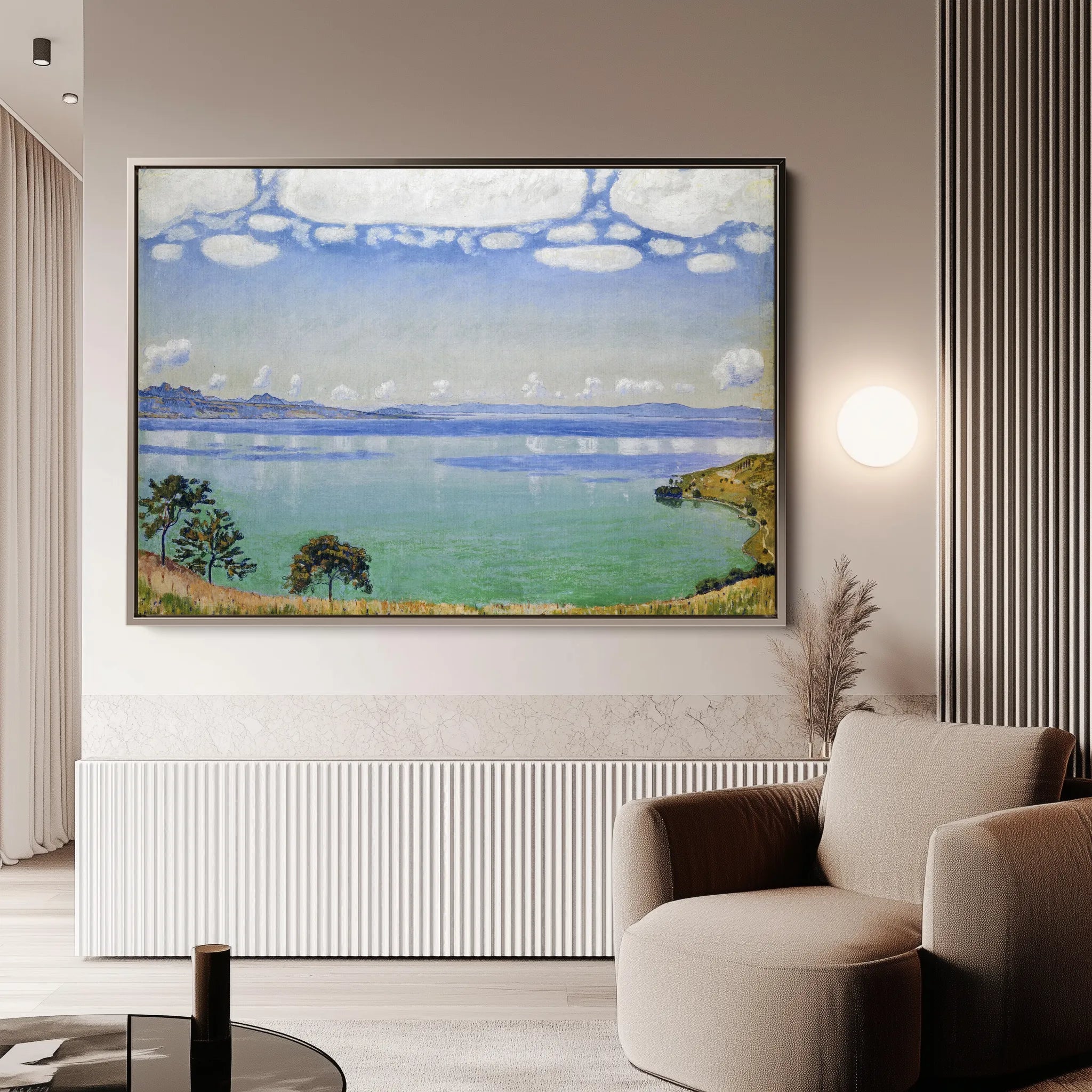 Landscape 159 Canvas Art 60 x 40 cm / Black