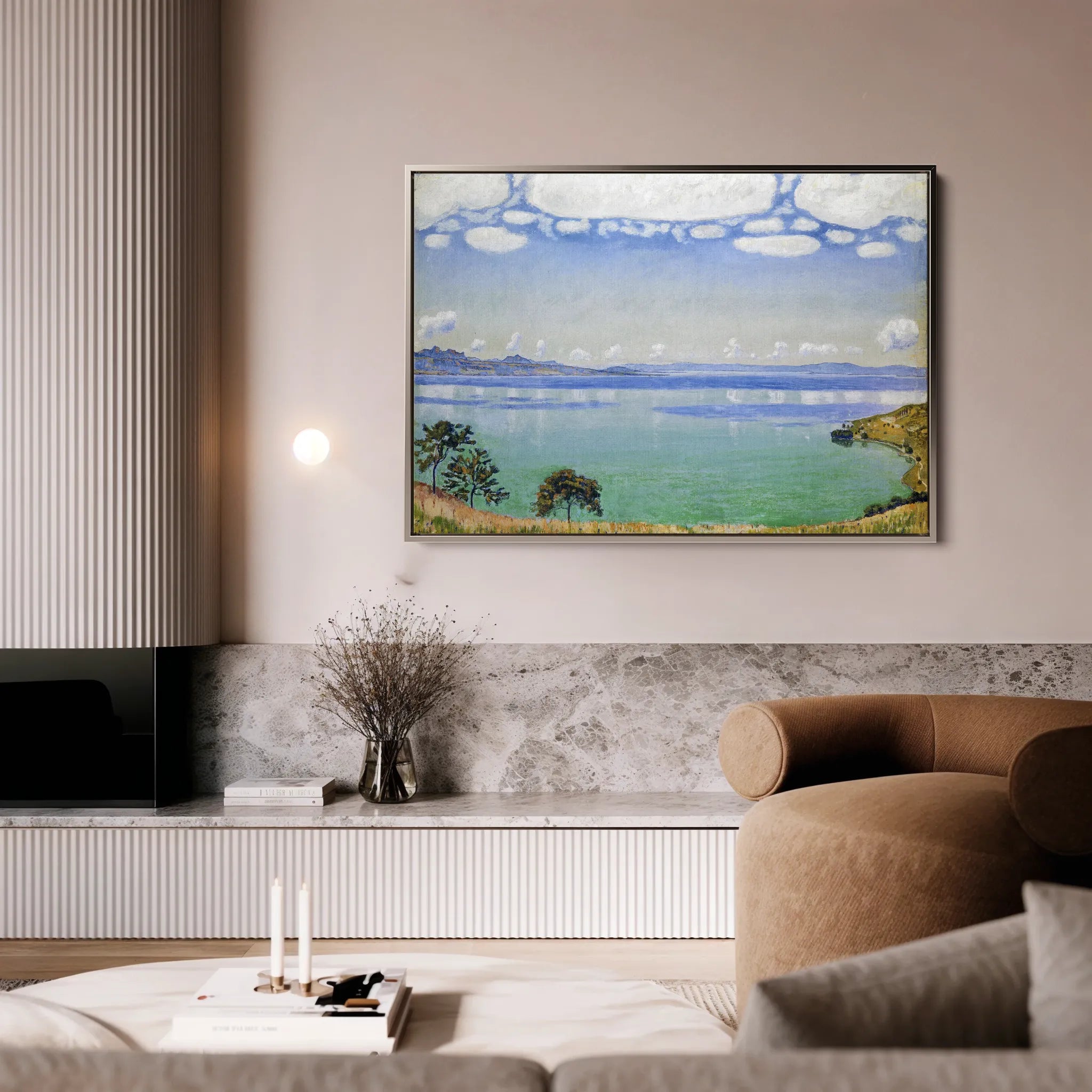 Landscape 159 Canvas Art 60 x 40 cm / Black