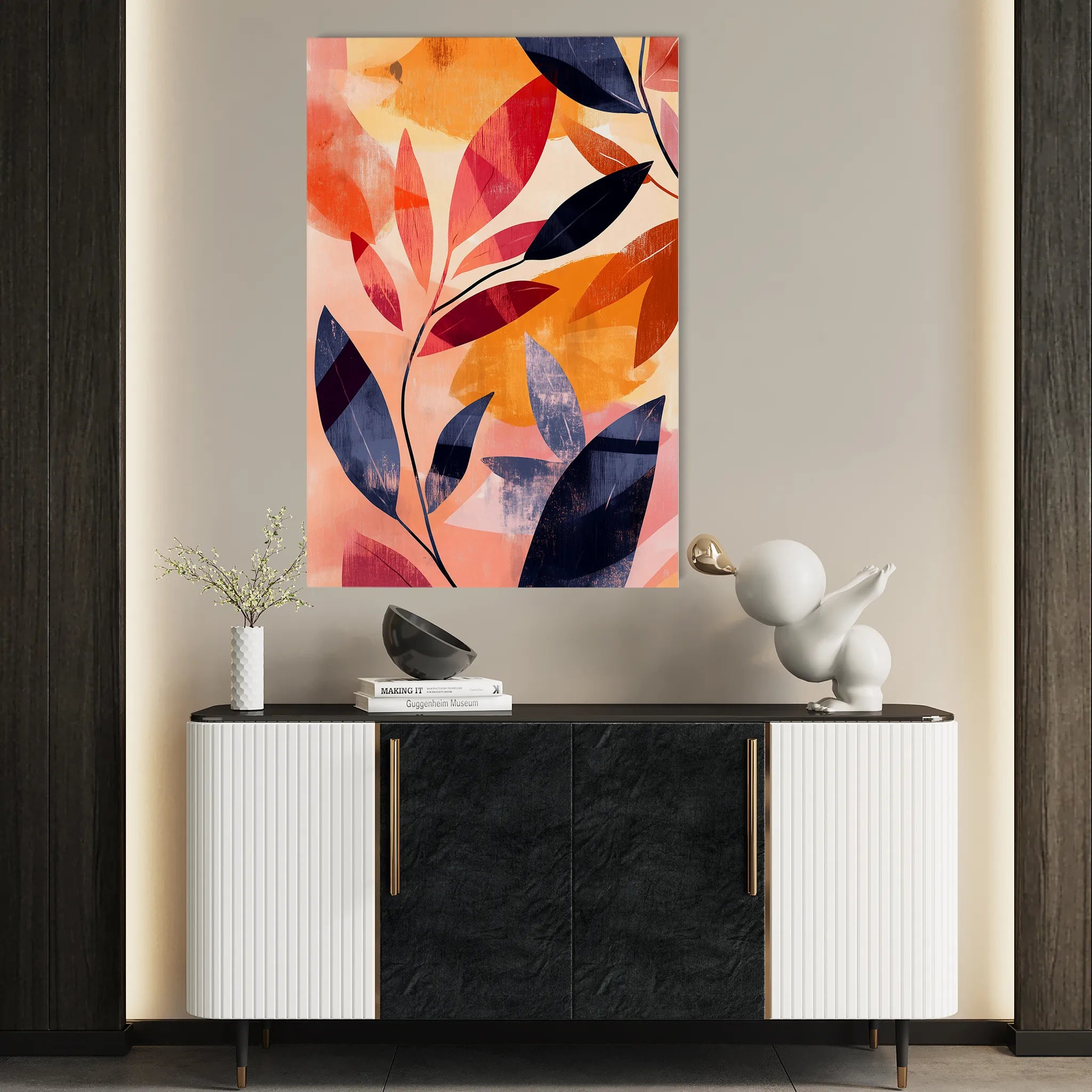 Boho 160 Canvas Art 60 x 40 cm / Black