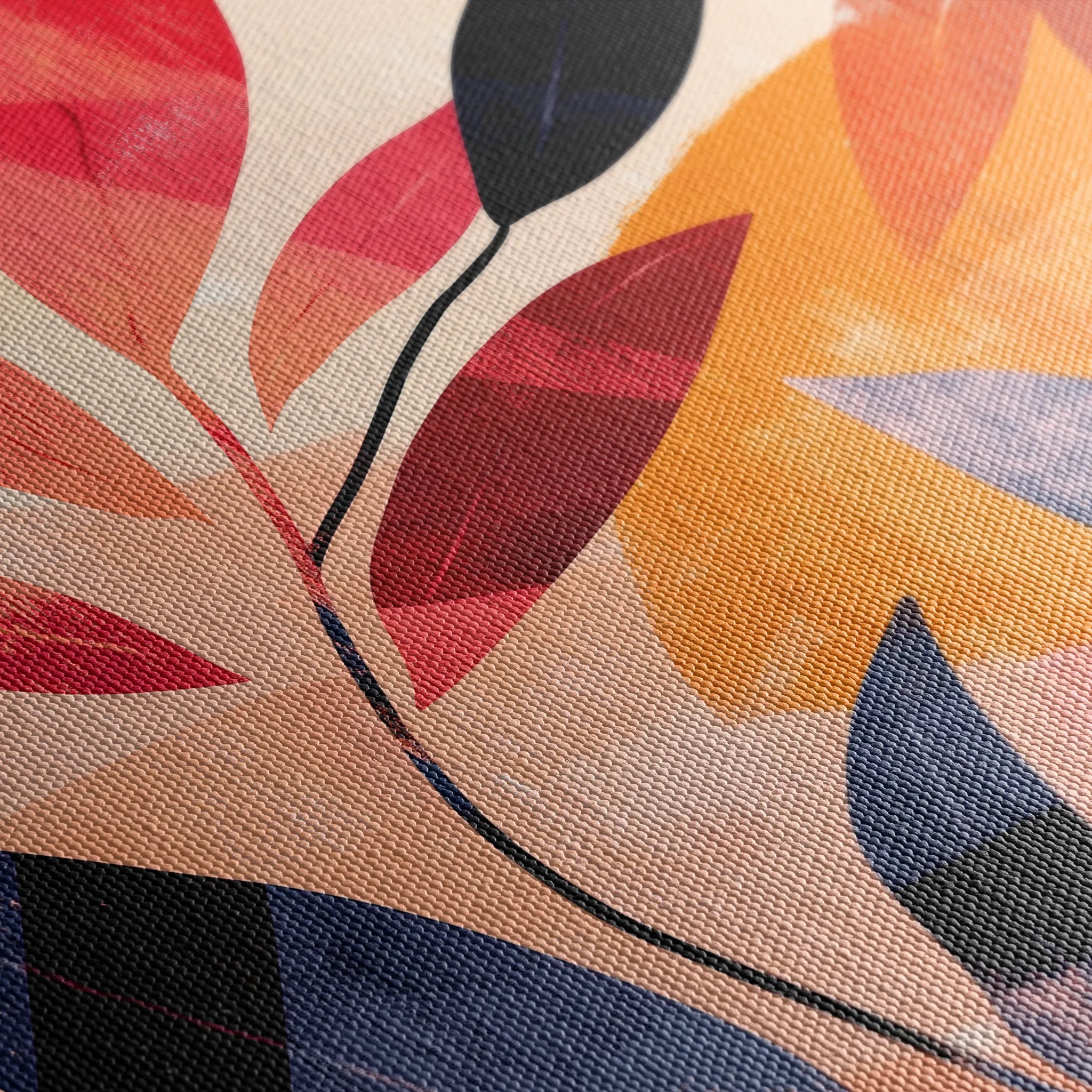 Boho 160 Canvas Art 60 x 40 cm / Black