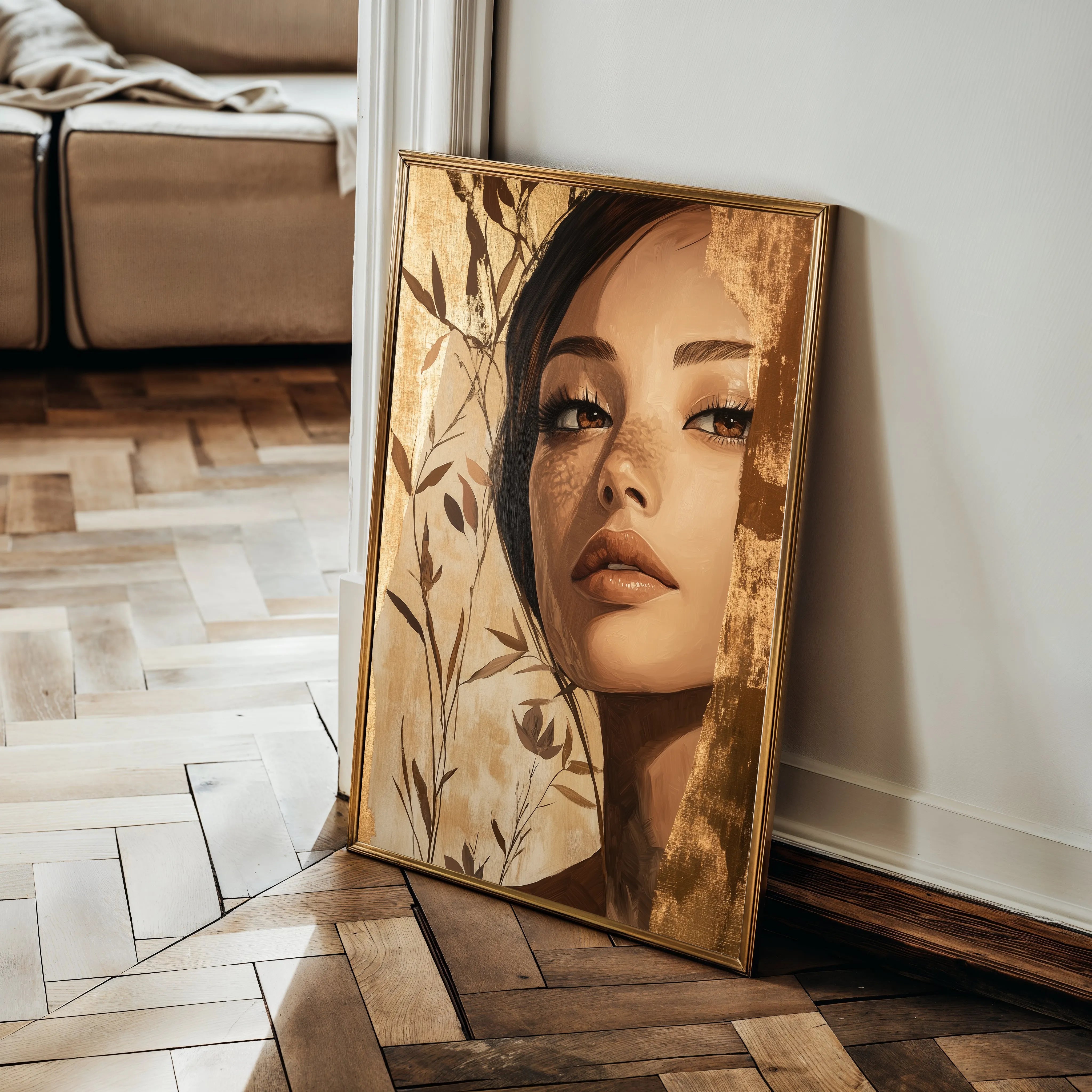 Portrait 160 Canvas Art 60 x 40 cm / Black